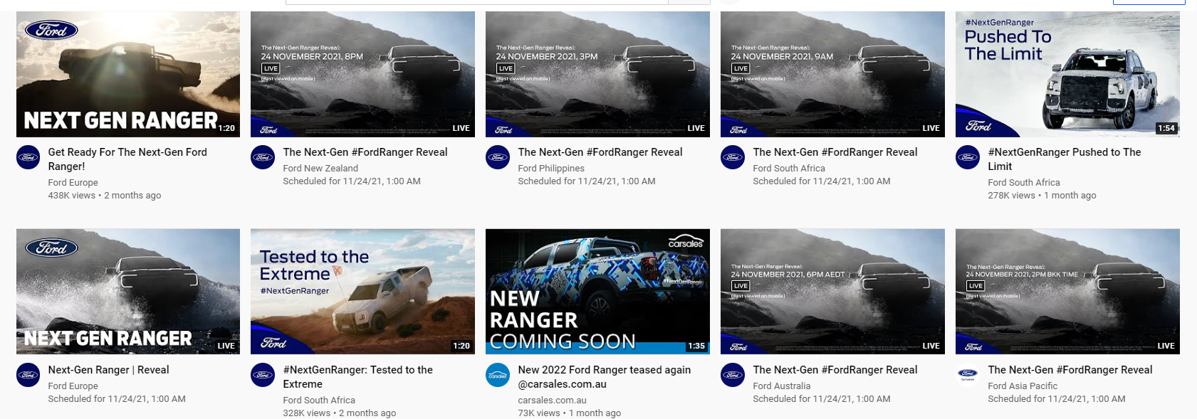 Ford Ranger 2023 Ford Ranger Reveal Coming Nov 24. New Video Feature Released. 1637736705066