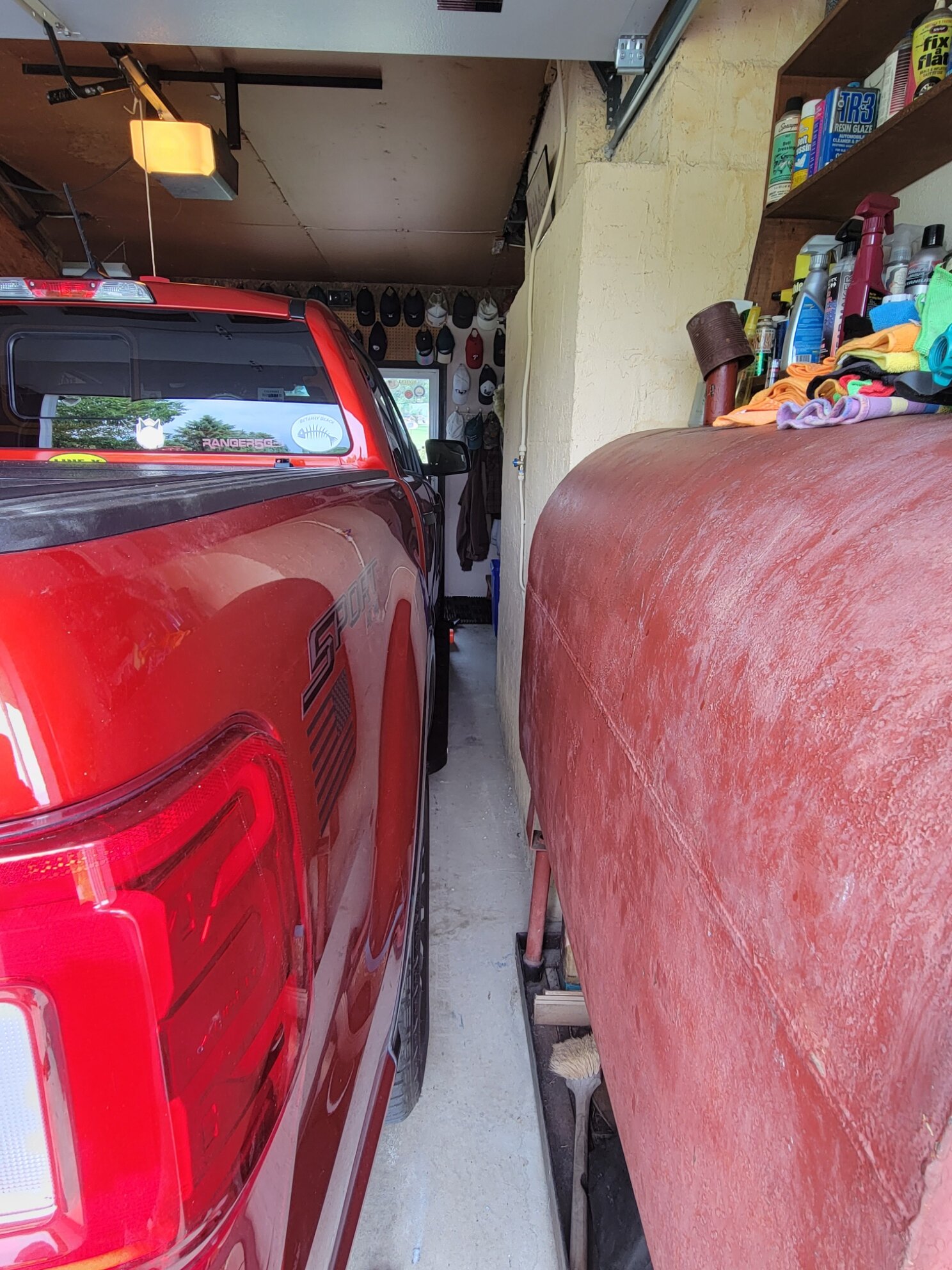 Ford Ranger Will the Ranger Raptor fit on one side of a standard 2 car garage? 1688314340201