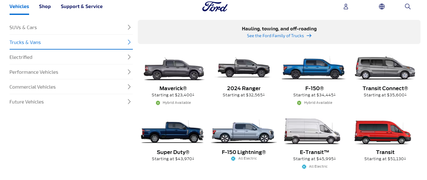 Ford Ranger Ford website 1691121856610