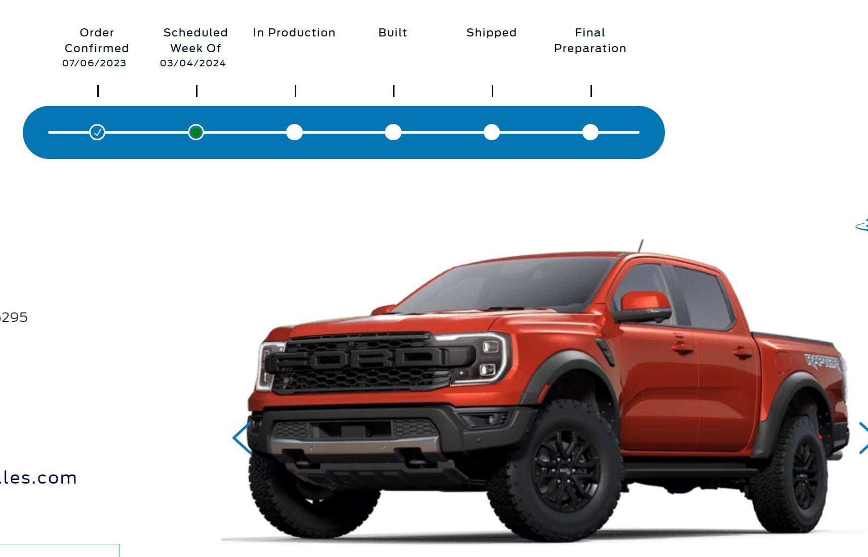 Ford Ranger 2024 Ranger Retail Scheduling (Including Raptor Stock Orders) This Week (1/18/24) for Production Weeks 3/4 - 3/25 1705621221014