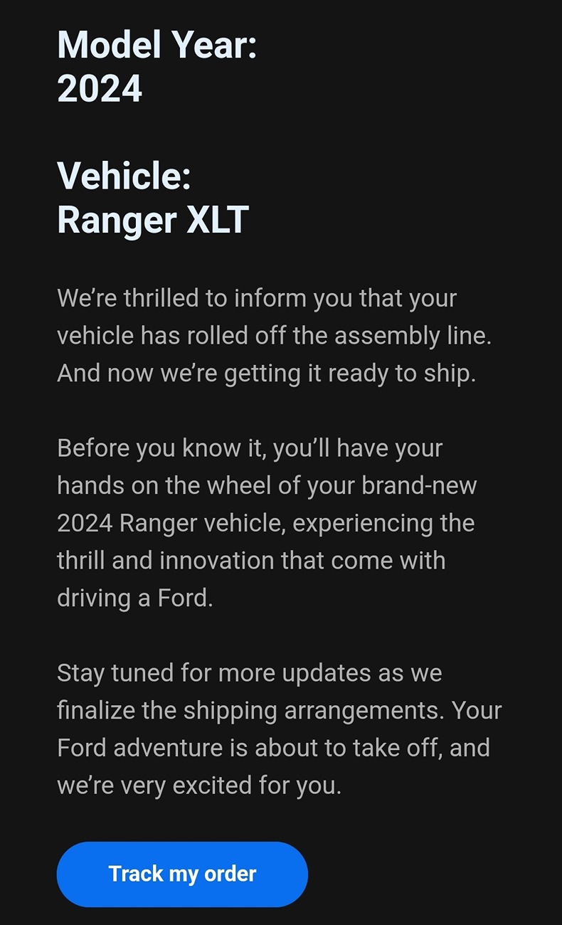 Ford Ranger Order Tracker Status Spreadsheet [Link] 1710428809863-ya