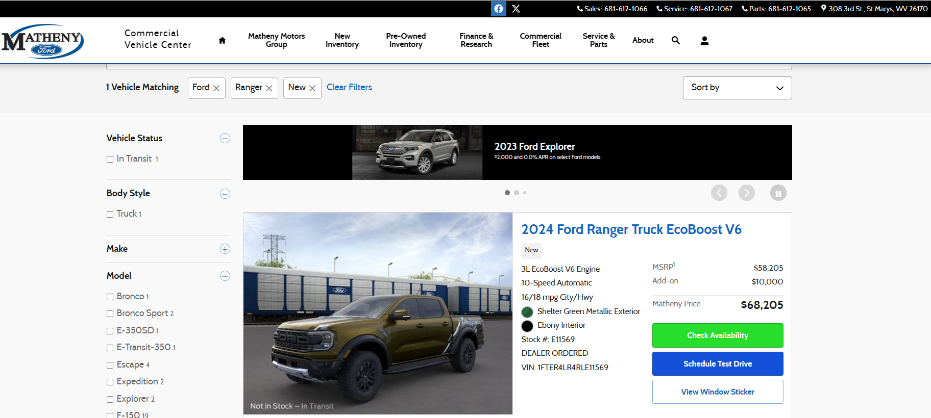 Ford Ranger Available Right Now (List) - 2024 Ranger Raptor 1712273590972-ok