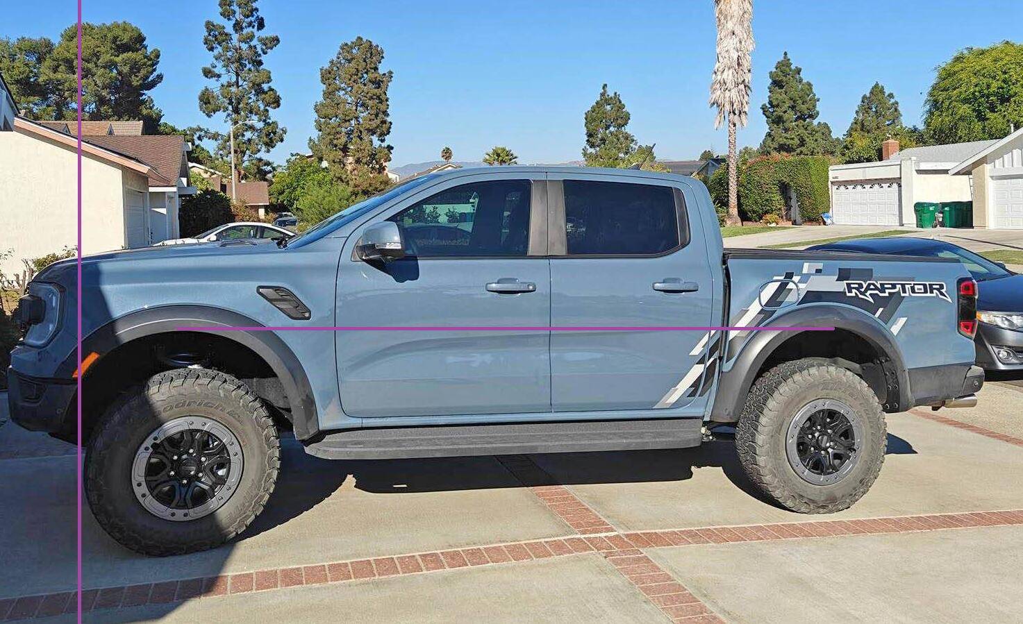 Eibach coil spring level kit installed on Ranger Raptor - photos ...