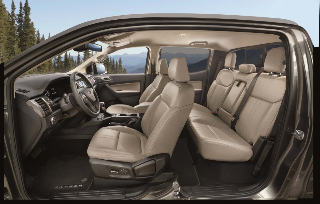 Ford Ranger Lariat Medium Stone Leather Interior 2019-ford-ranger_100682729_l