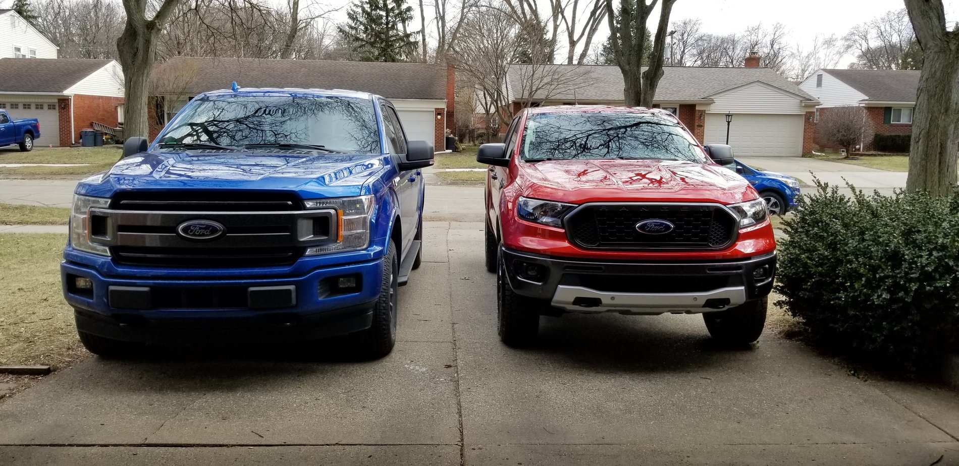 Ford Ranger Couple of Compare Shots - F150, Taco, Colorado 20190319_174652