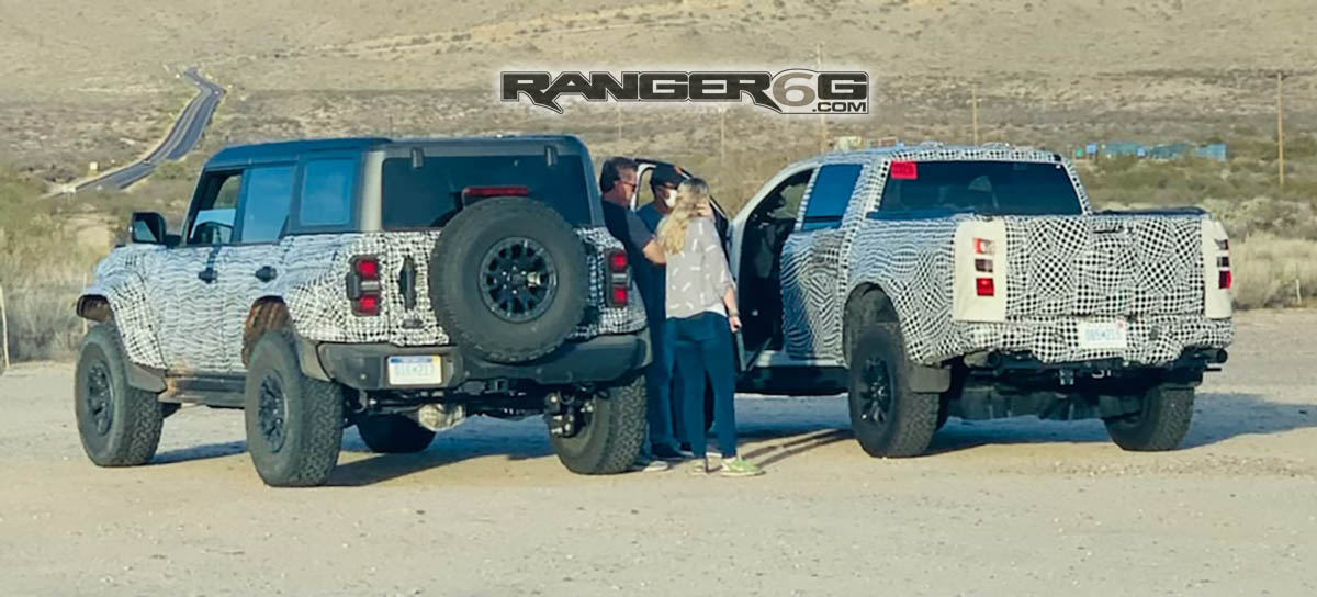Ford Ranger Ranger Raptor = Bronco Raptor = 37" tires? 2023 Ford Ranger Raptor & Bronco Raptor Prototypes 2