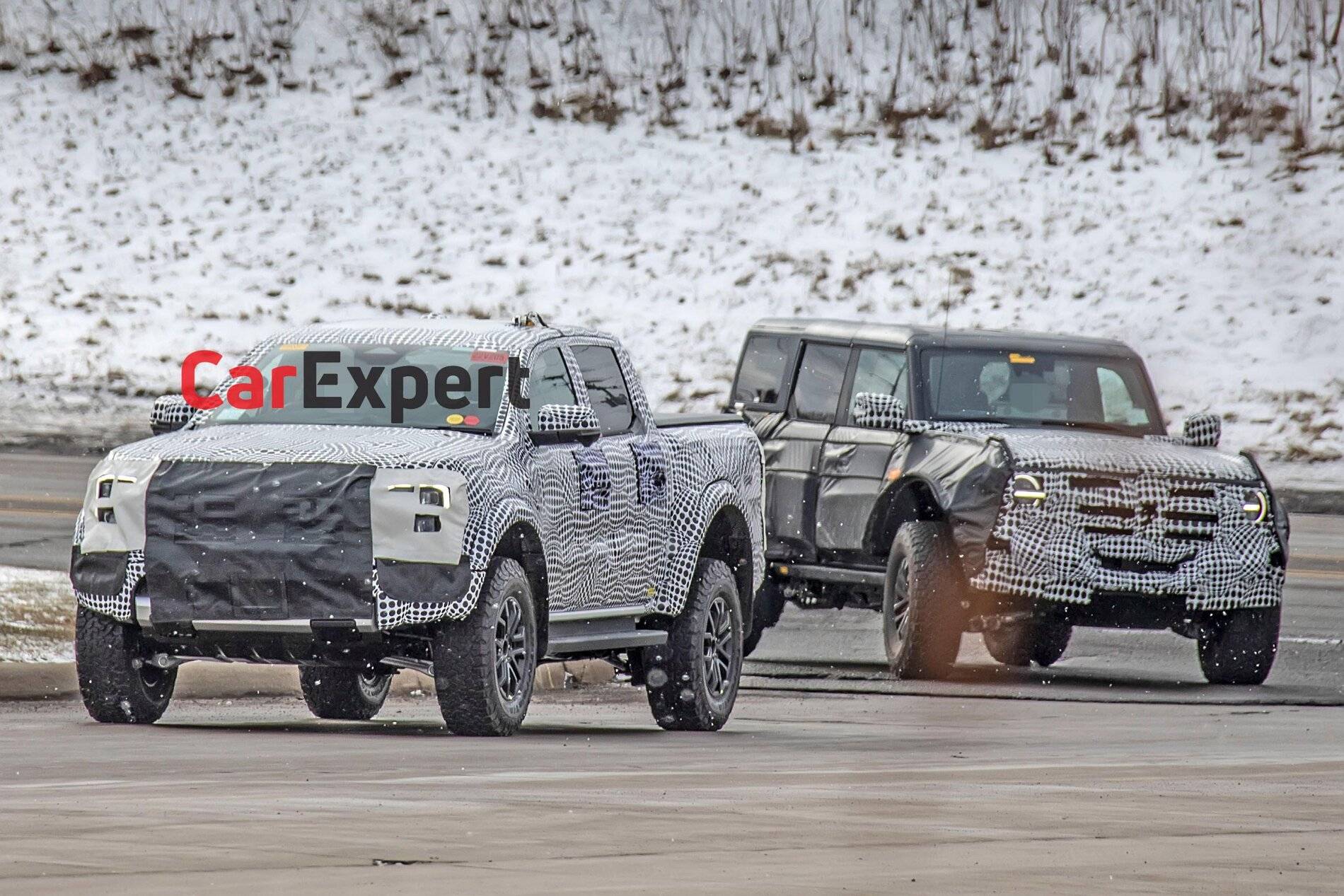 Ford Ranger Spied: 2023 Ford Ranger with 15.5" Touchscreen, Next Raptor Powered by 2.7L EcoBoost V6 2023-ford-ranger-raptor-spied-6