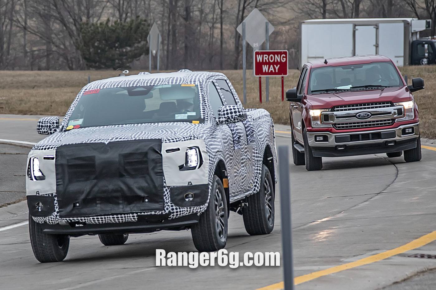 Ford Ranger First 2023 Ranger prototype spotted!! [UPDATED with more close-up photos] 2023-Ford-Ranger-Spied-6