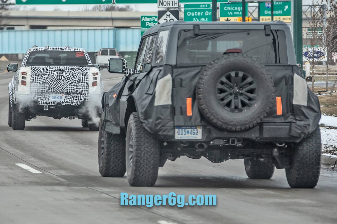 Ford Ranger 2023 Ranger Raptor Spied Testing With Bronco Warthog! 2023-ranger-raptor-testing-with-ford-bronco-warthog-2