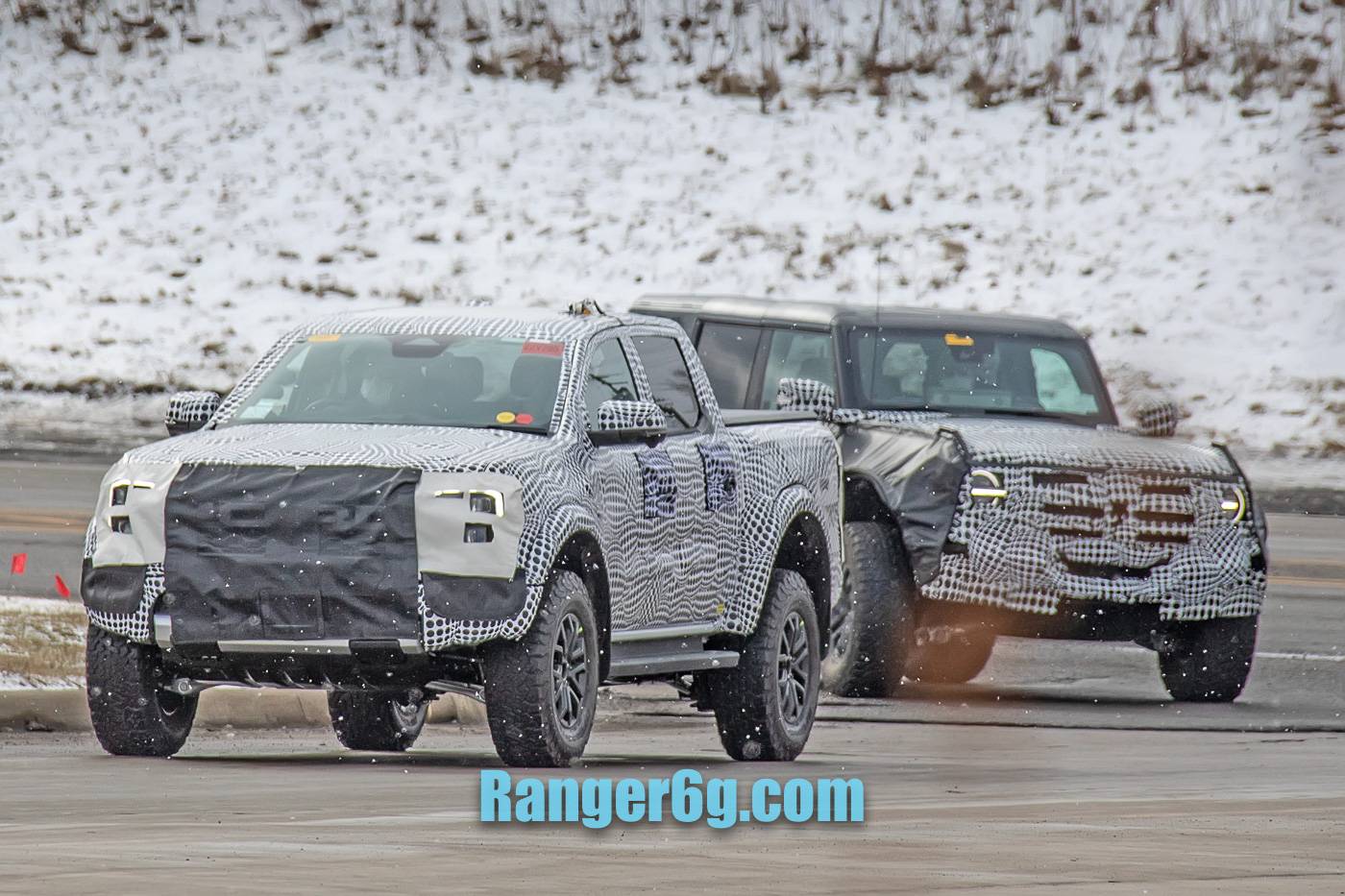 Ford Ranger 2023 Ranger Raptor Spied Testing With Bronco Warthog! 2023-ranger-raptor-testing-with-ford-bronco-warthog-8