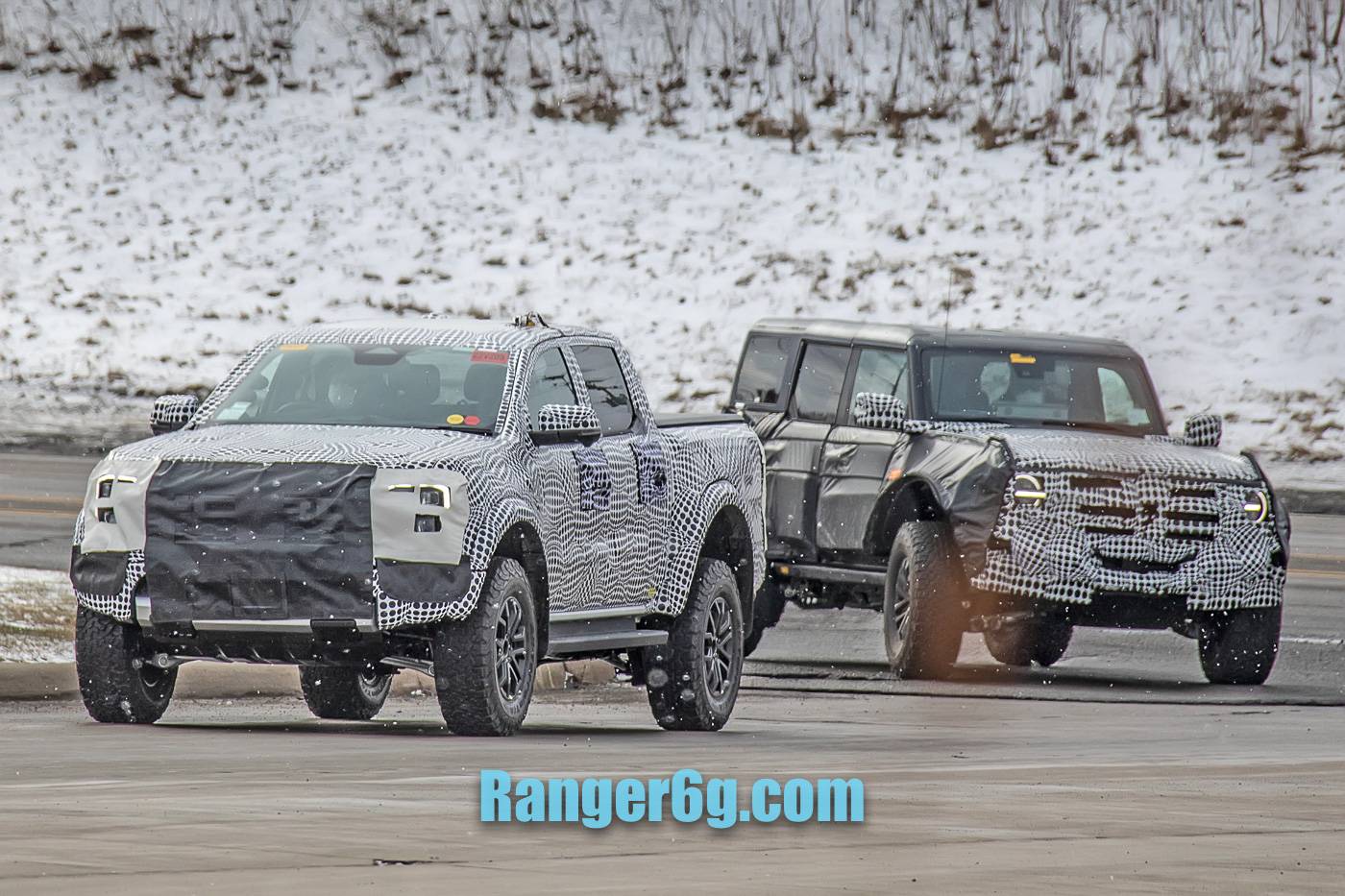 Ford Ranger 2023 Ranger Raptor Spied Testing With Bronco Warthog! 2023-ranger-raptor-testing-with-ford-bronco-warthog-9