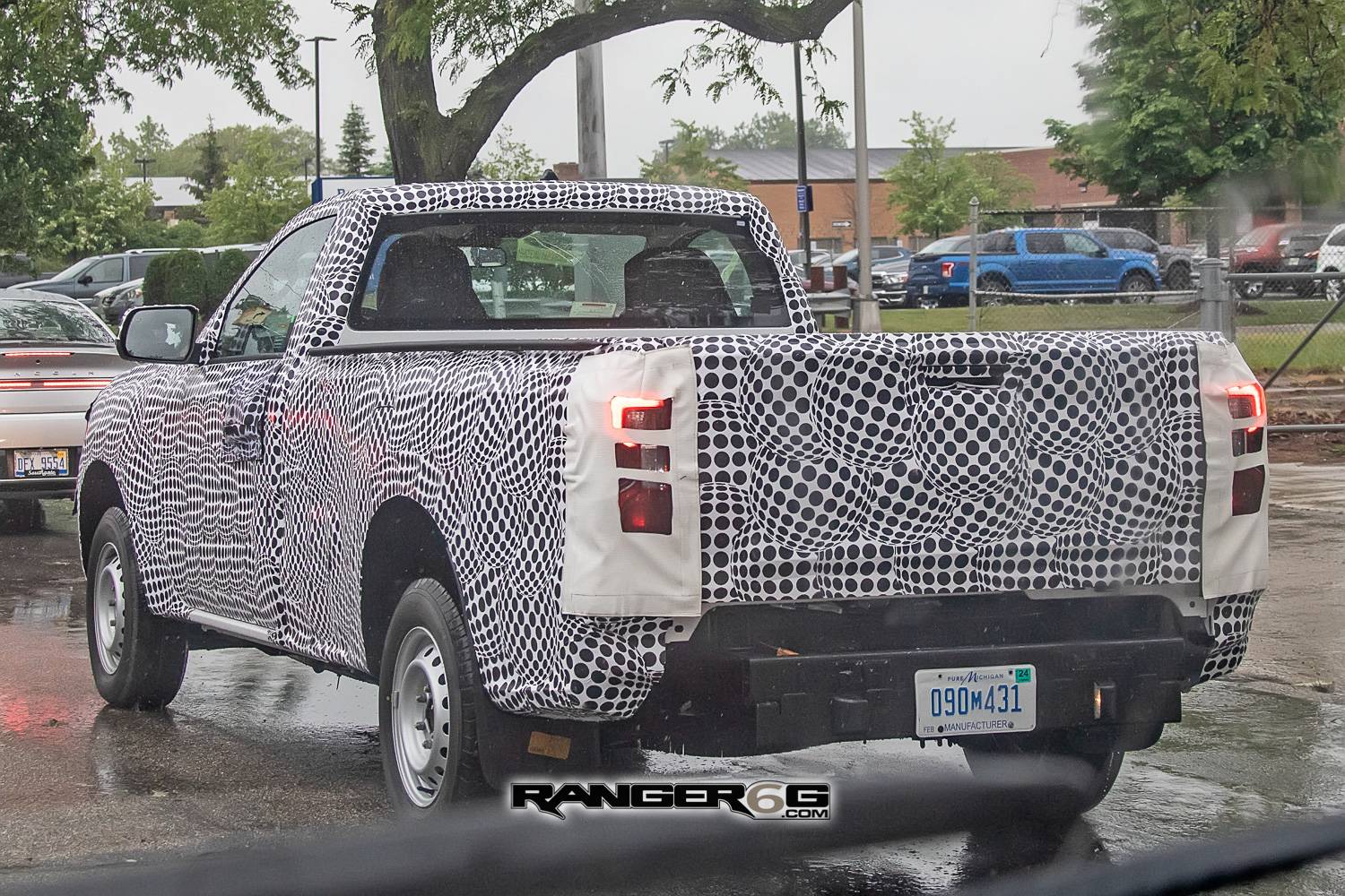 Ford Ranger First Look: 2023 Ford Ranger Single Cab Spied in LHD Riding on Steelies 2023-ranger-single-cab-work-truck-5