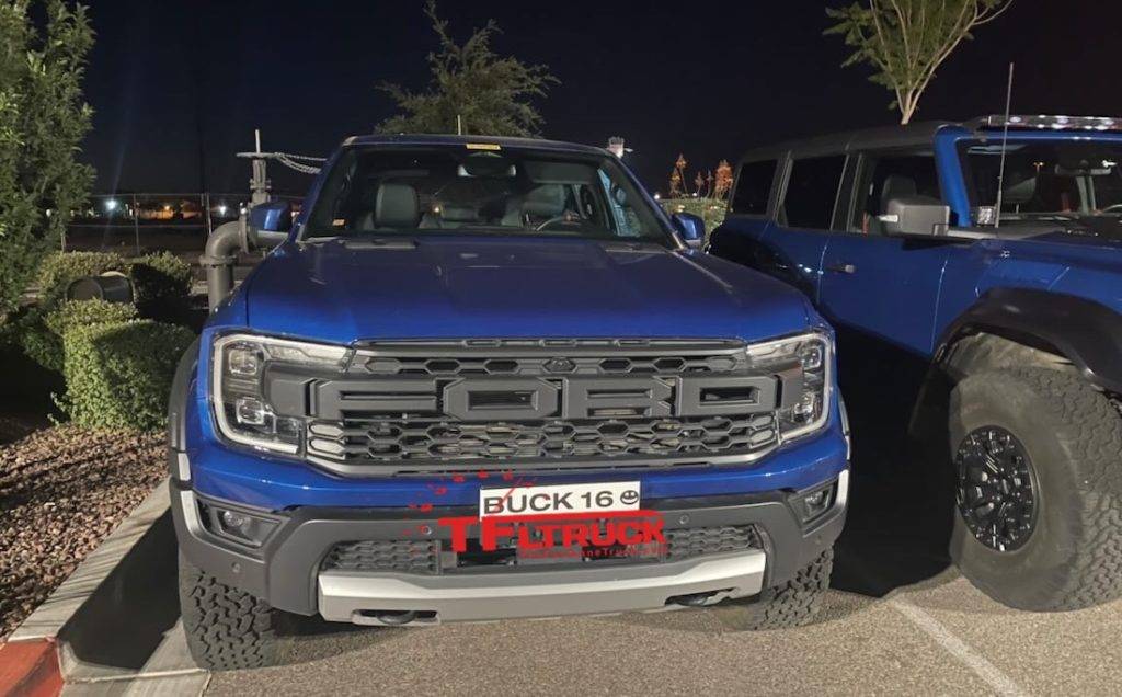 Ford Ranger US Ranger Raptor Spied Uncovered!? Side by Side Look vs. Bronco Raptor 2024-ford-ranger-raptor-grille-1024x636