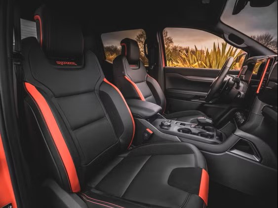 Ford Ranger How does the RR do on Roadtrips? 2024-ford-ranger-RR-interior-front-seats