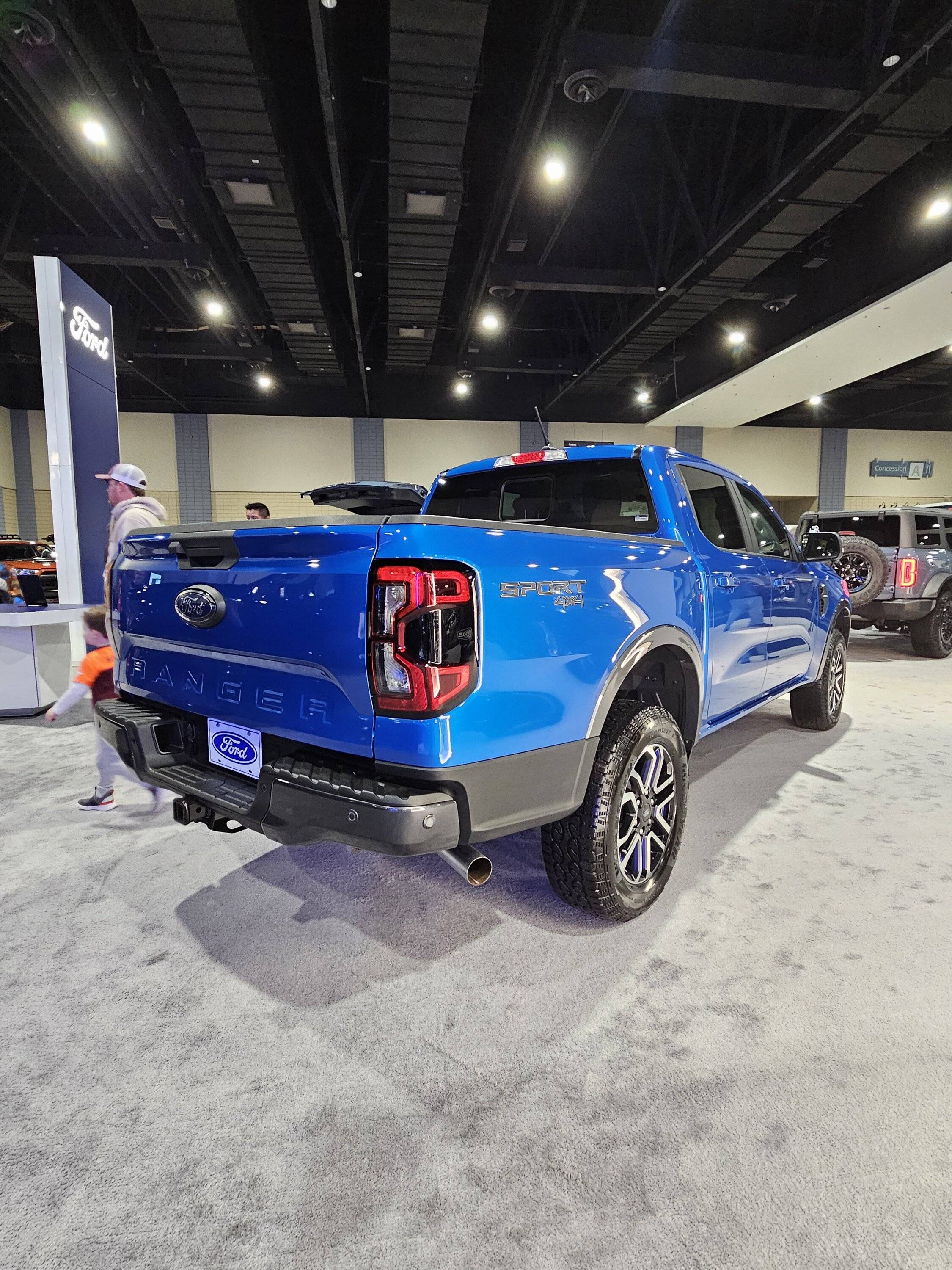 Velocity Blue Lariat at Richmond Auto Show Ranger6G 2024+ Ranger