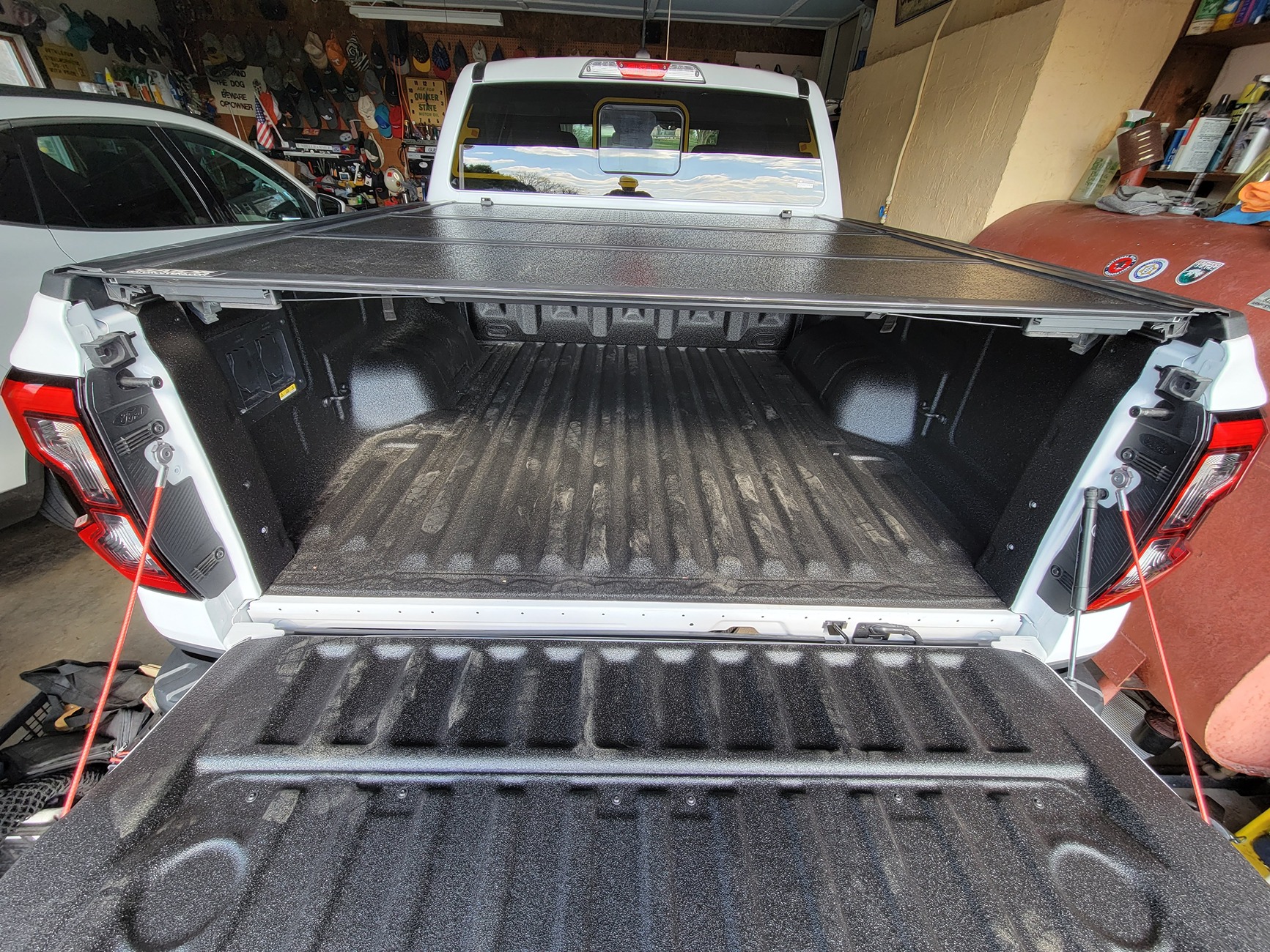 Ford Ranger Will the Ranger Raptor fit on one side of a standard 2 car garage? 20240329_155726