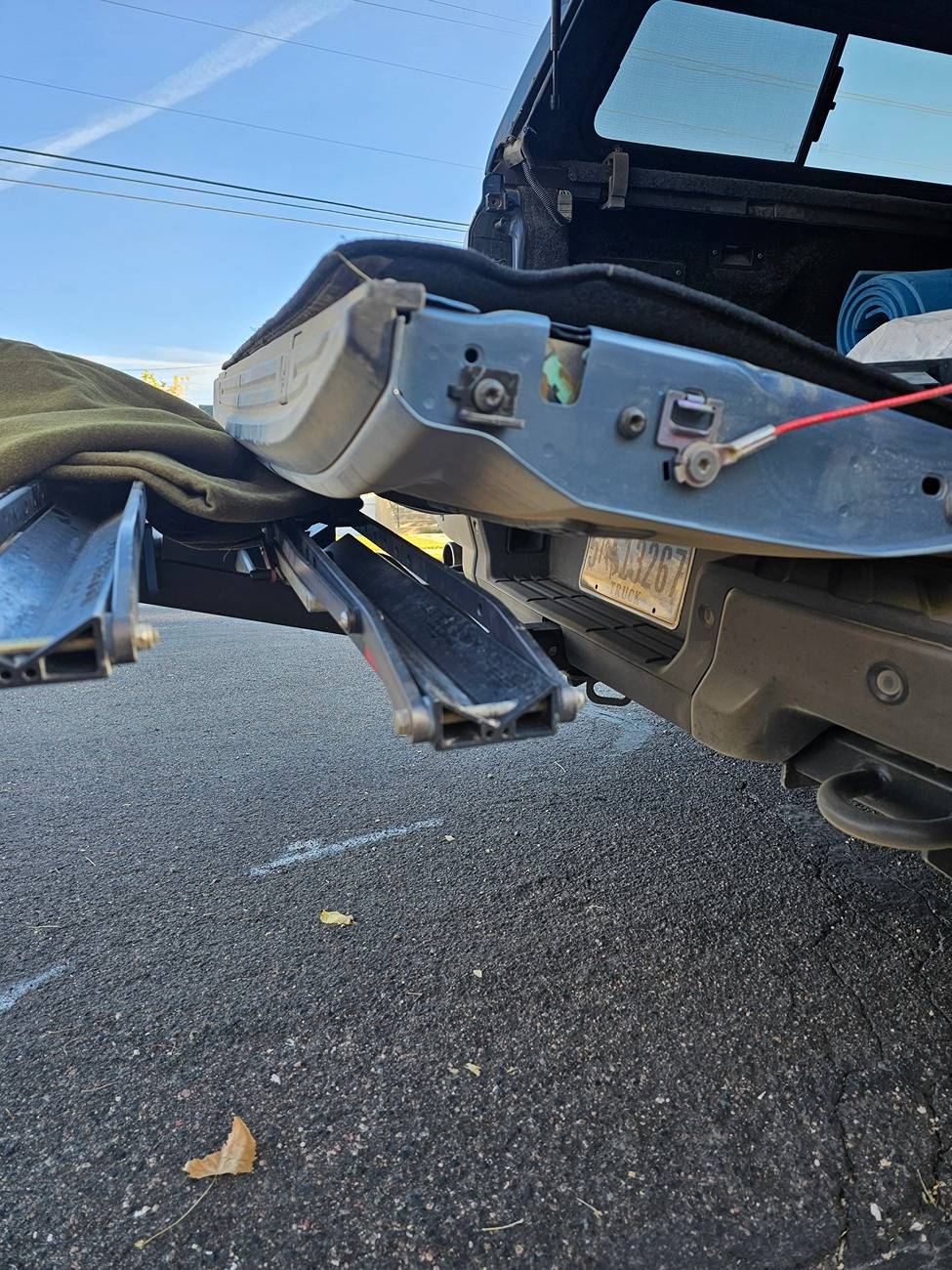 Ford Ranger Hitch Mount Bike Racks - What Clears the Tailgate? 20241012_084314