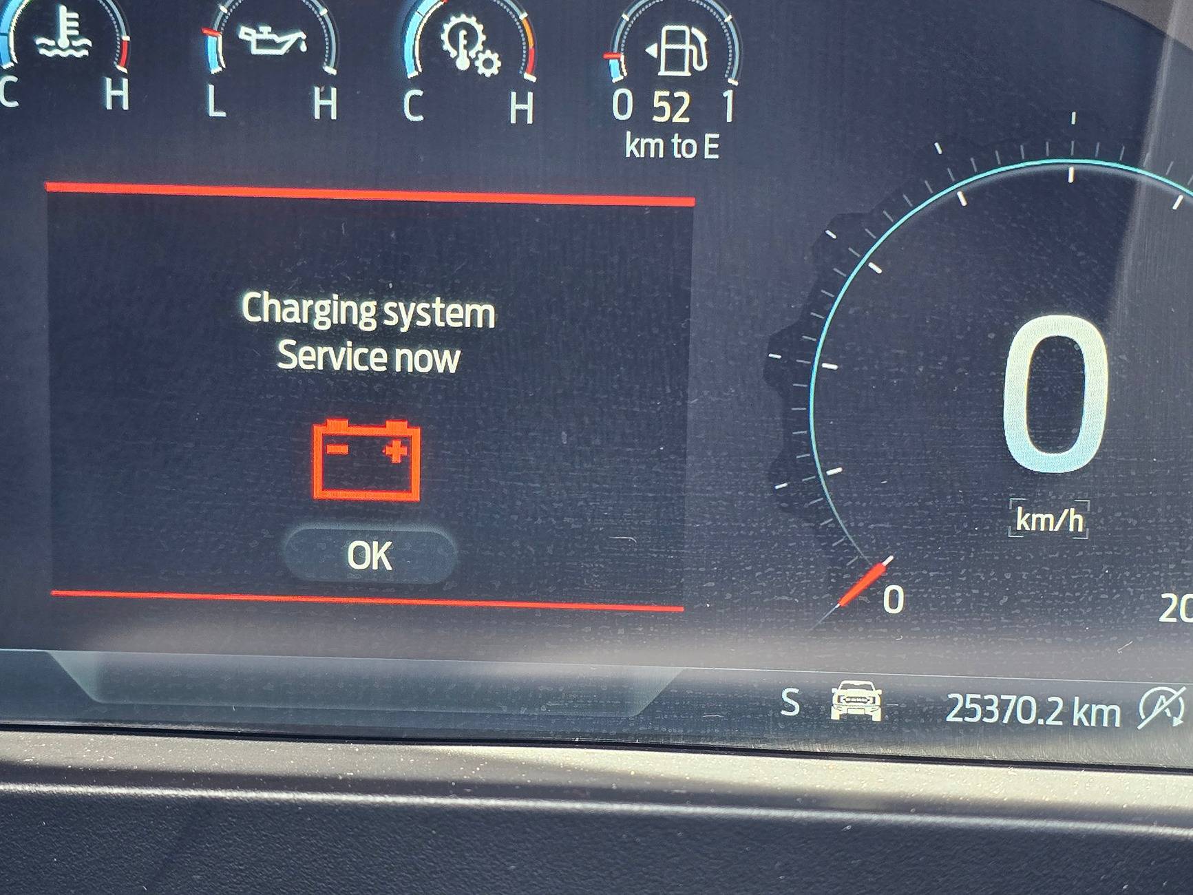 Ford Ranger Charging Fault Causing Other Faults 20241103_112916