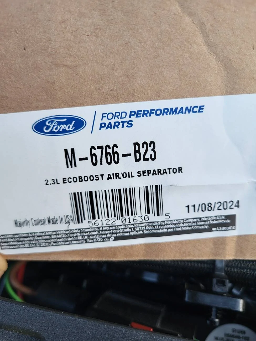2.3 ford performance oil separator | Ranger6G - 2024+ Ranger & Raptor ...