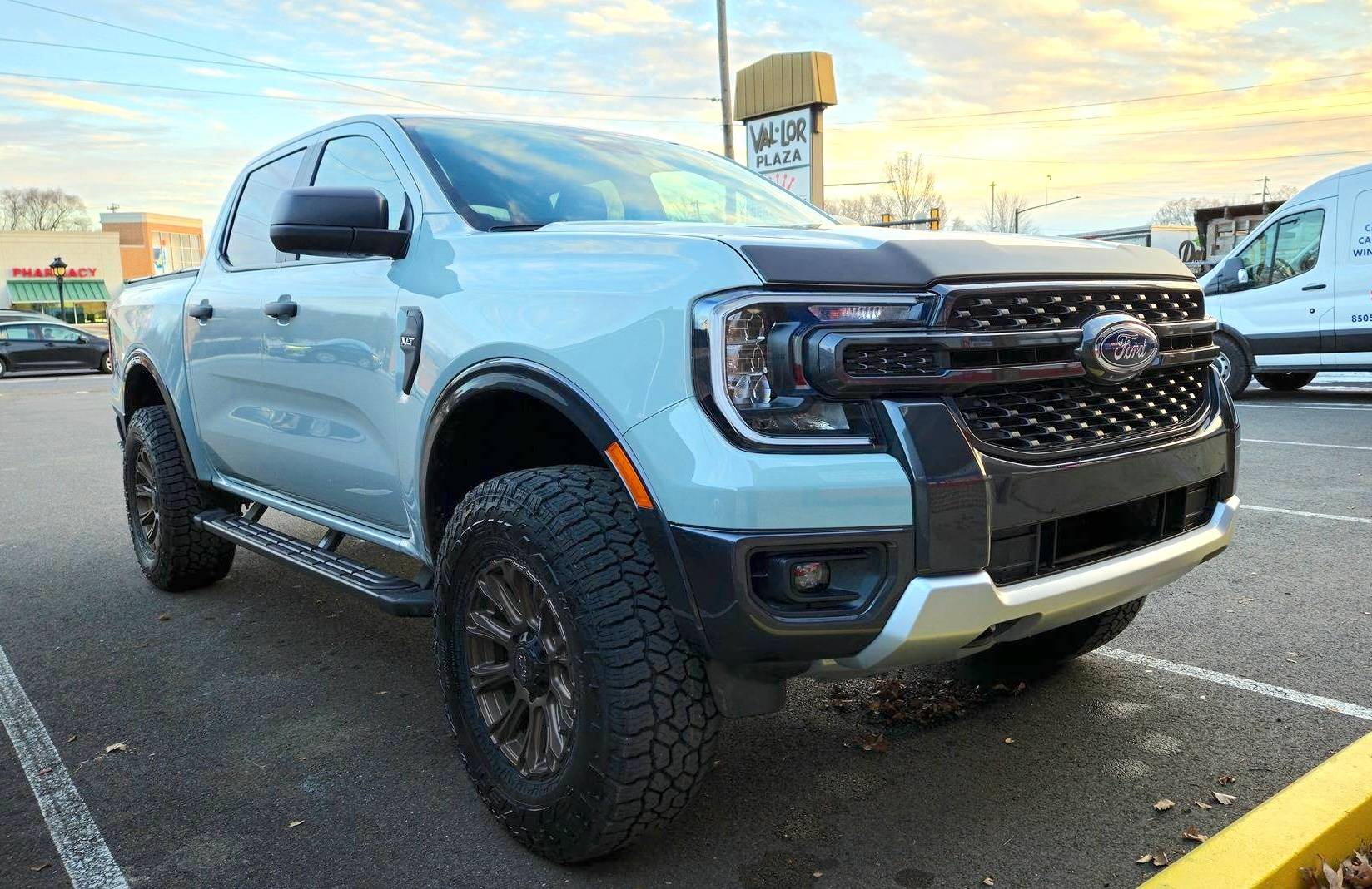 Ford Ranger 3" Level, 285 Tires, 25mm wheels on 2024 Ranger XLT FX4 20250110_163450
