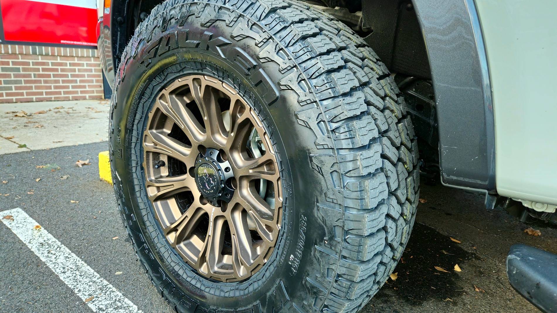 Ford Ranger 3" Level, 285 Tires, 25mm wheels on 2024 Ranger XLT FX4 20250110_163610