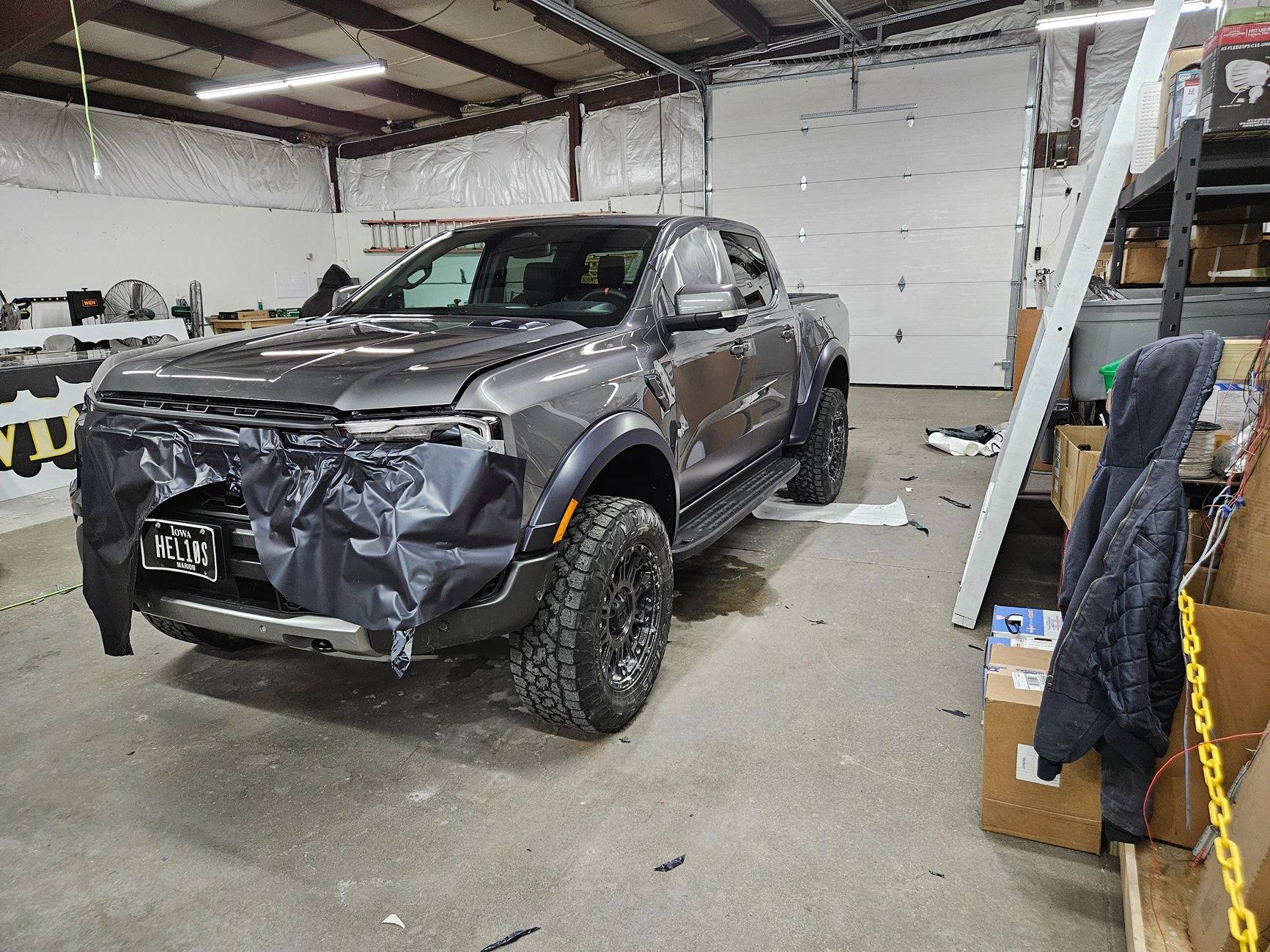 Ford Ranger Wrapped parts on my Ranger Raptor 20250218_165146