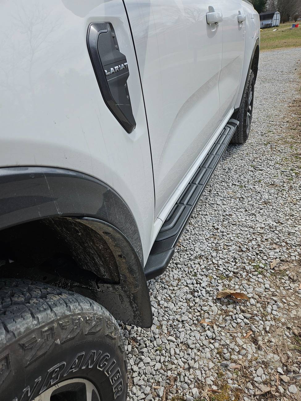 Ford Ranger Raised Factory Running Boards: Cut 2" From Mounts 20250304_131401