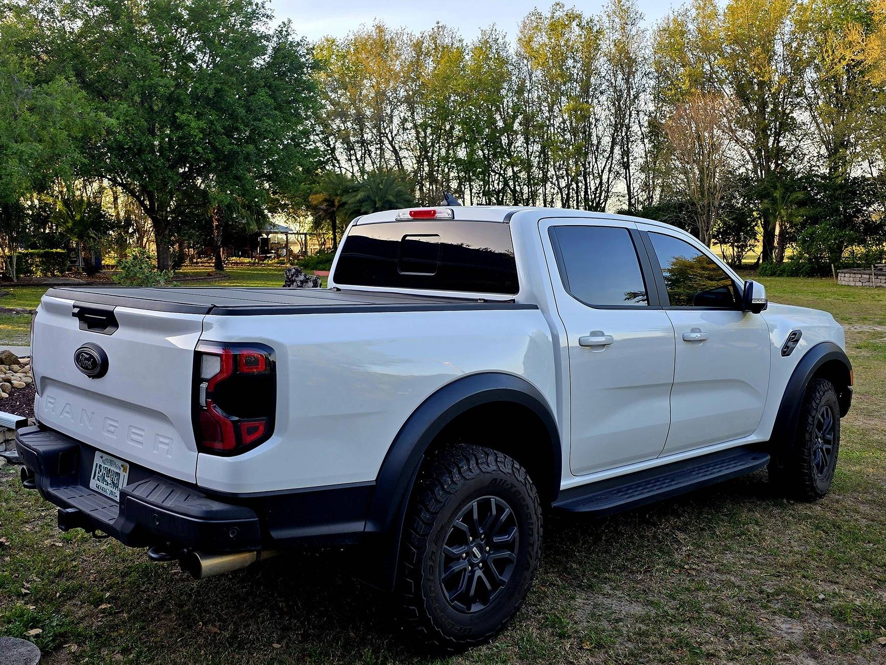 Ford Ranger Raptor tailgate badge removed 20250322_185221