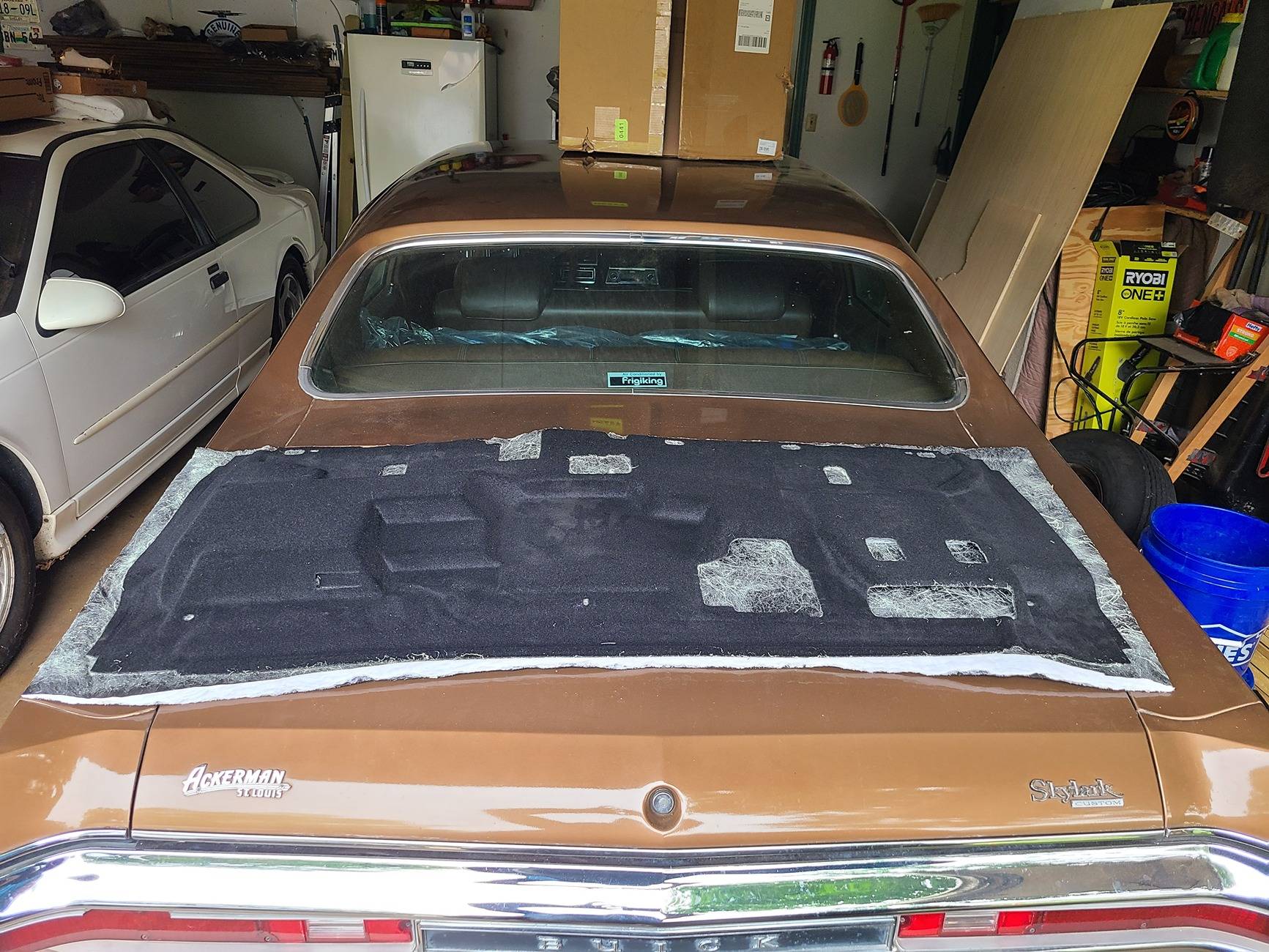 Ford Ranger Sound deadening behind rear seats. 20250515_142409
