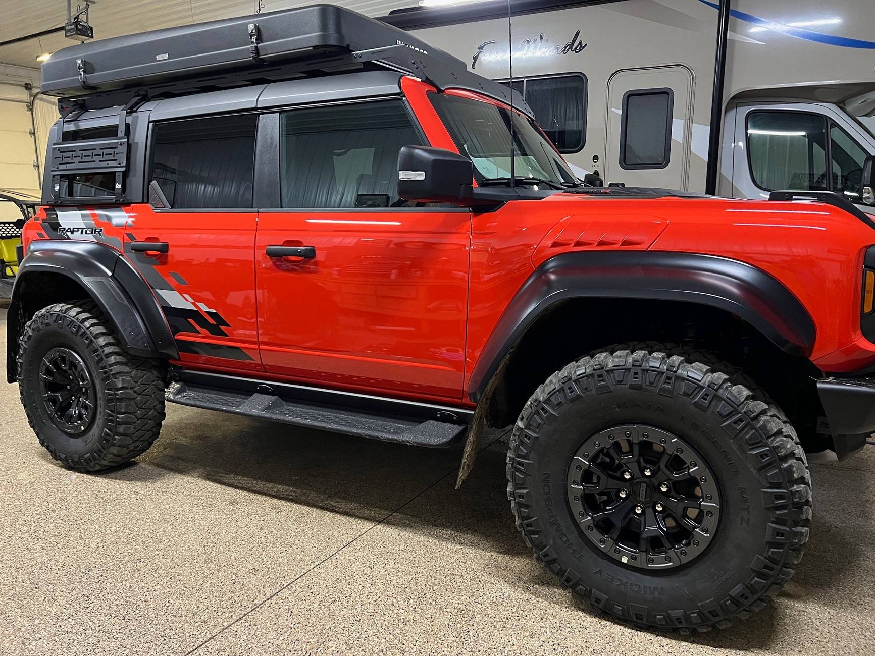 Eibach coil spring level kit installed on Ranger Raptor - photos ...