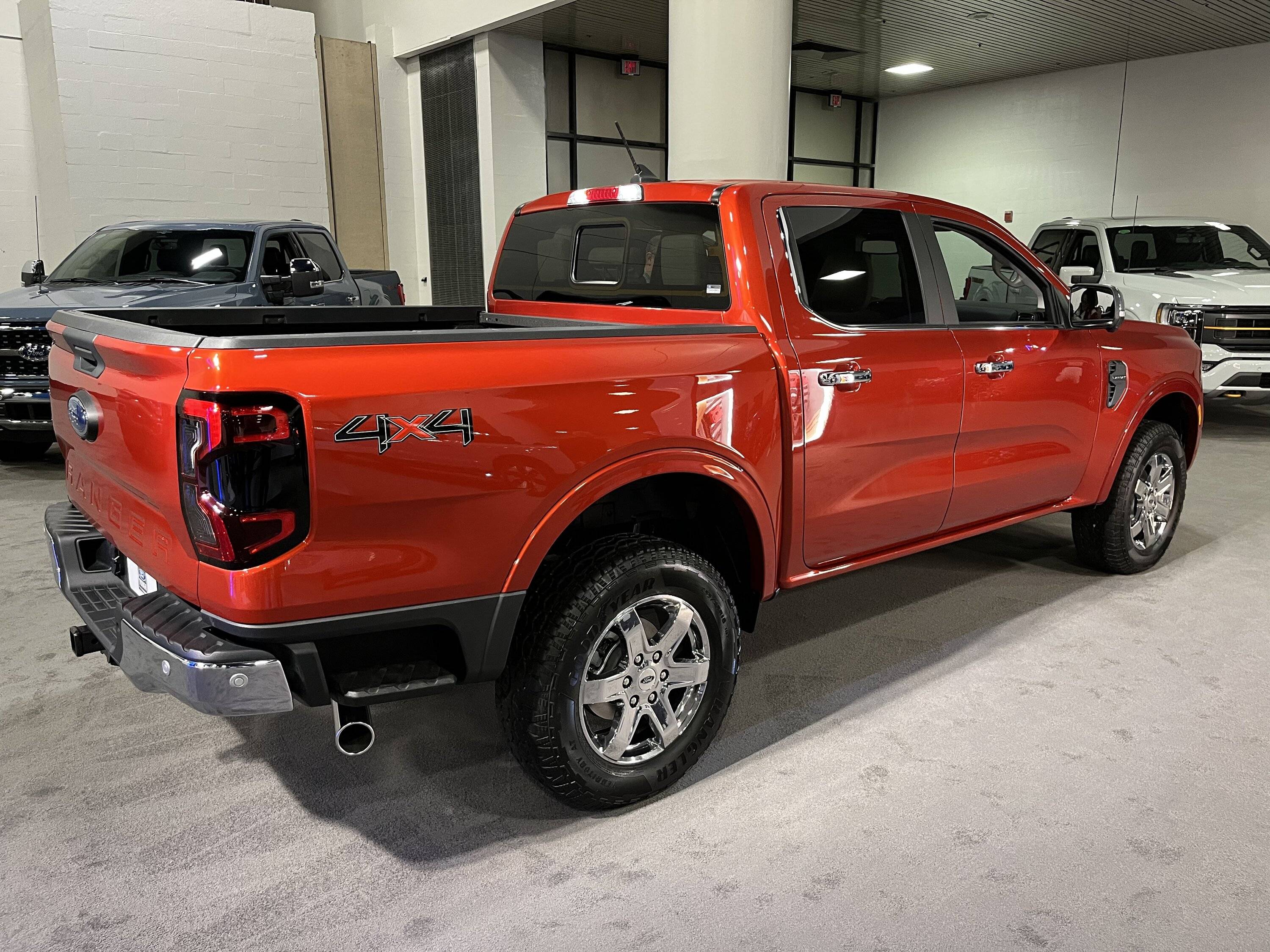 Ford Ranger Velocity Blue Lariat at Richmond Auto Show 5847C469-FD1A-4A5C-902A-C40111EFF488