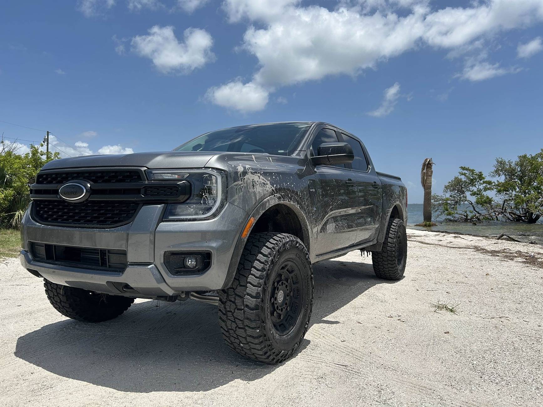 Ford Ranger Enjoying the Florida Sun in my '24 Ranger XL 4x4 beachDirtier