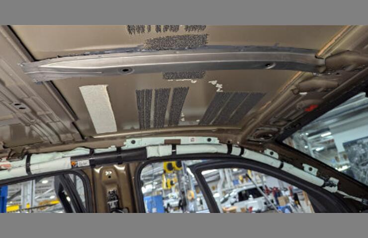 Ford Ranger Extremely weak cabin roof Chevy-Colorado-flexing-roof-repair-fig-9