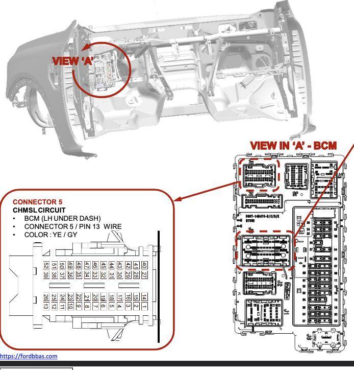Ford Ranger Dedicated wire run to rear of bed for new CHMSL (3rd brake light) on installed topper? CHMSL