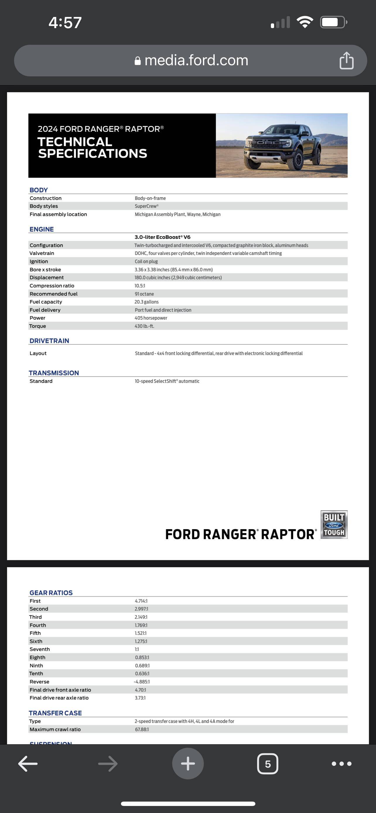 Ford Ranger Ranger raptor engine GDI vs port and direct injection D64C9CD6-DD33-42B3-879F-0CDCE14F72A0