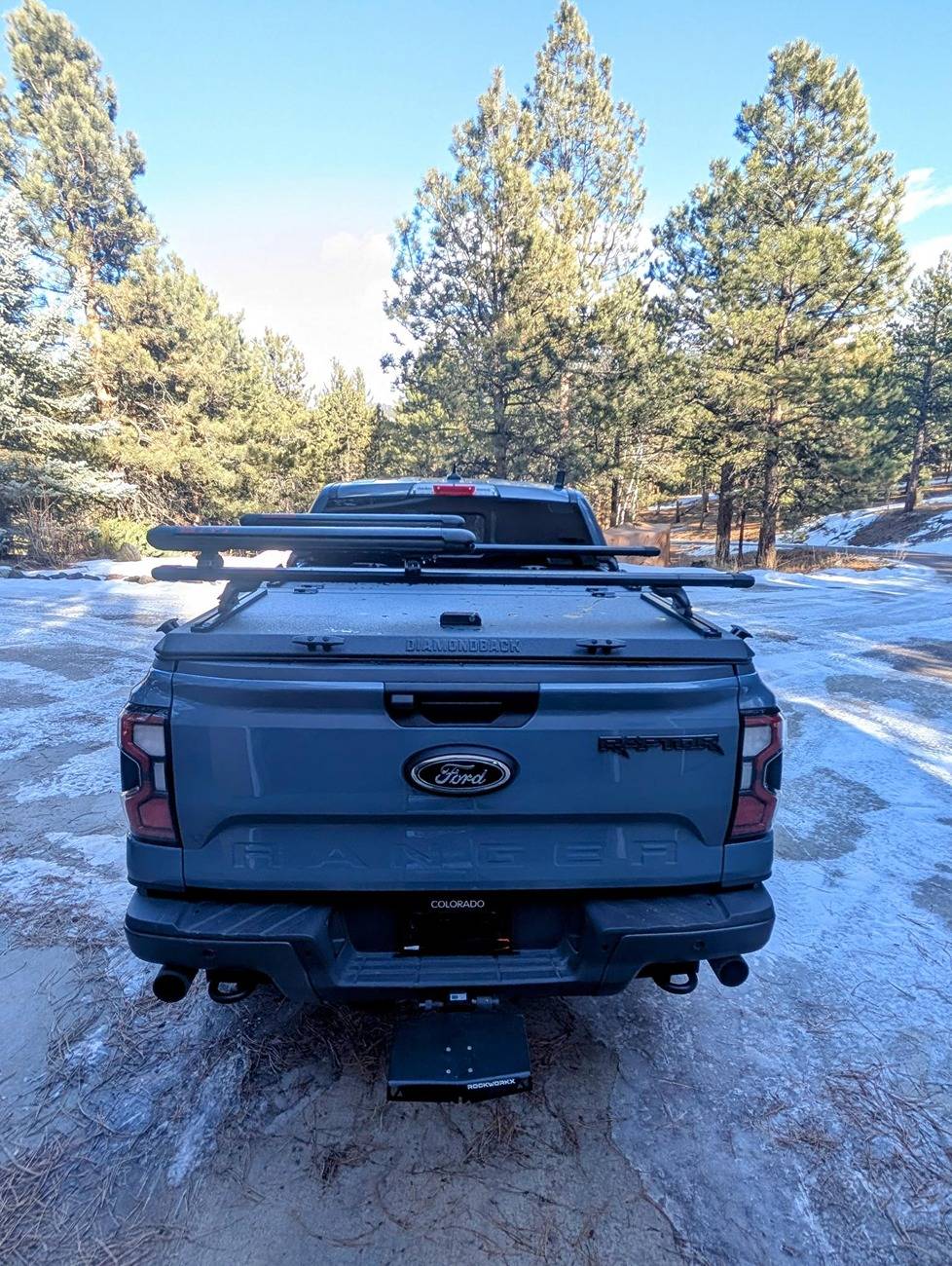 Ford Ranger Diamondback SE Tonneau + Yakima Skyline HD system Installed DB1