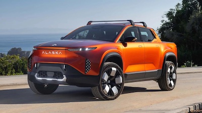 Ford Ranger More 2025 Fisker Alaska EV specs: 340 miles range, 3.9s 0-60 mph, 208.8 inch length fisker-alaska-electric-pickup-truck (1)