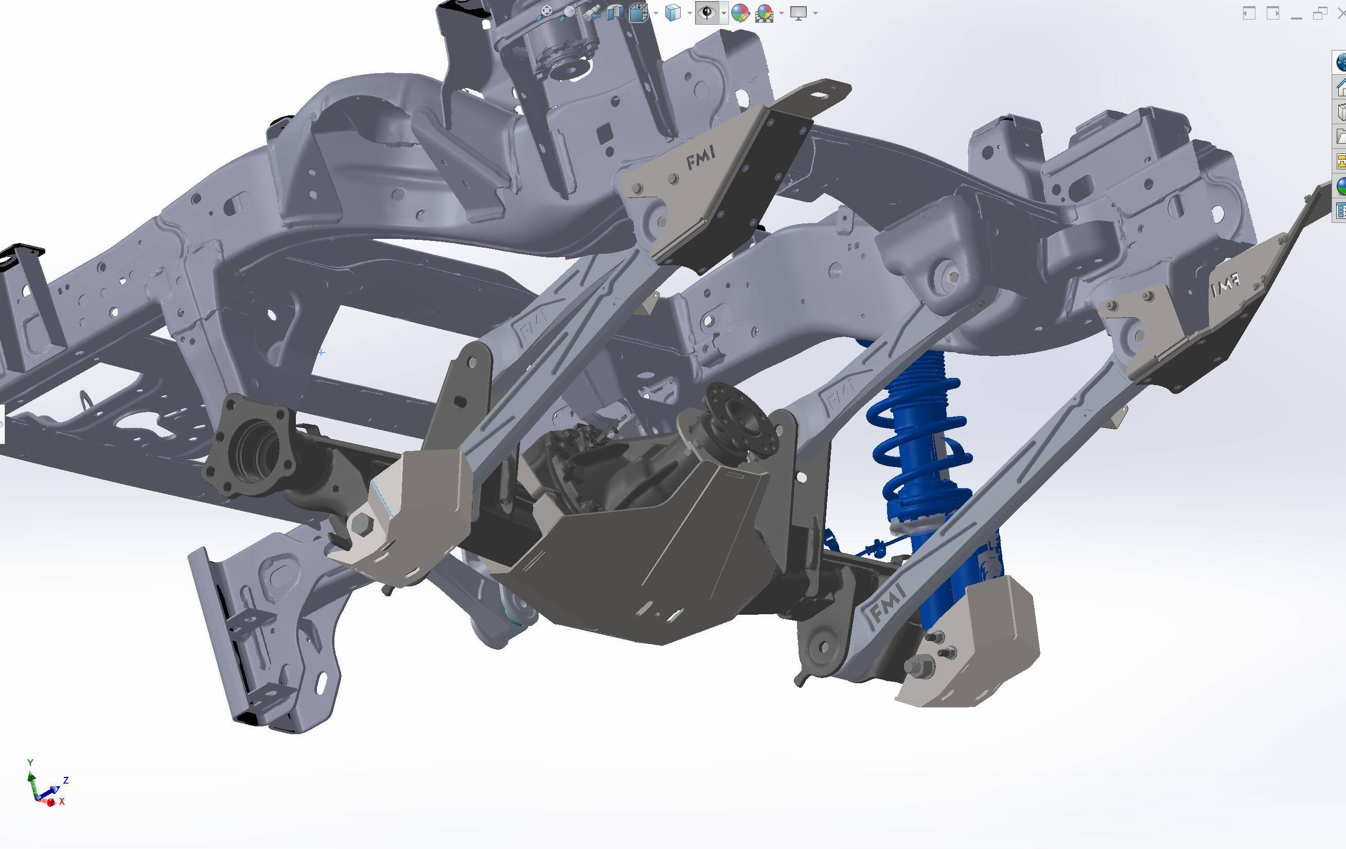 Ford Ranger Ranger Raptor parts by Foutz Motorsports FMI-Ranger-Raptor-Billet-Rear-Suspension-kit-2