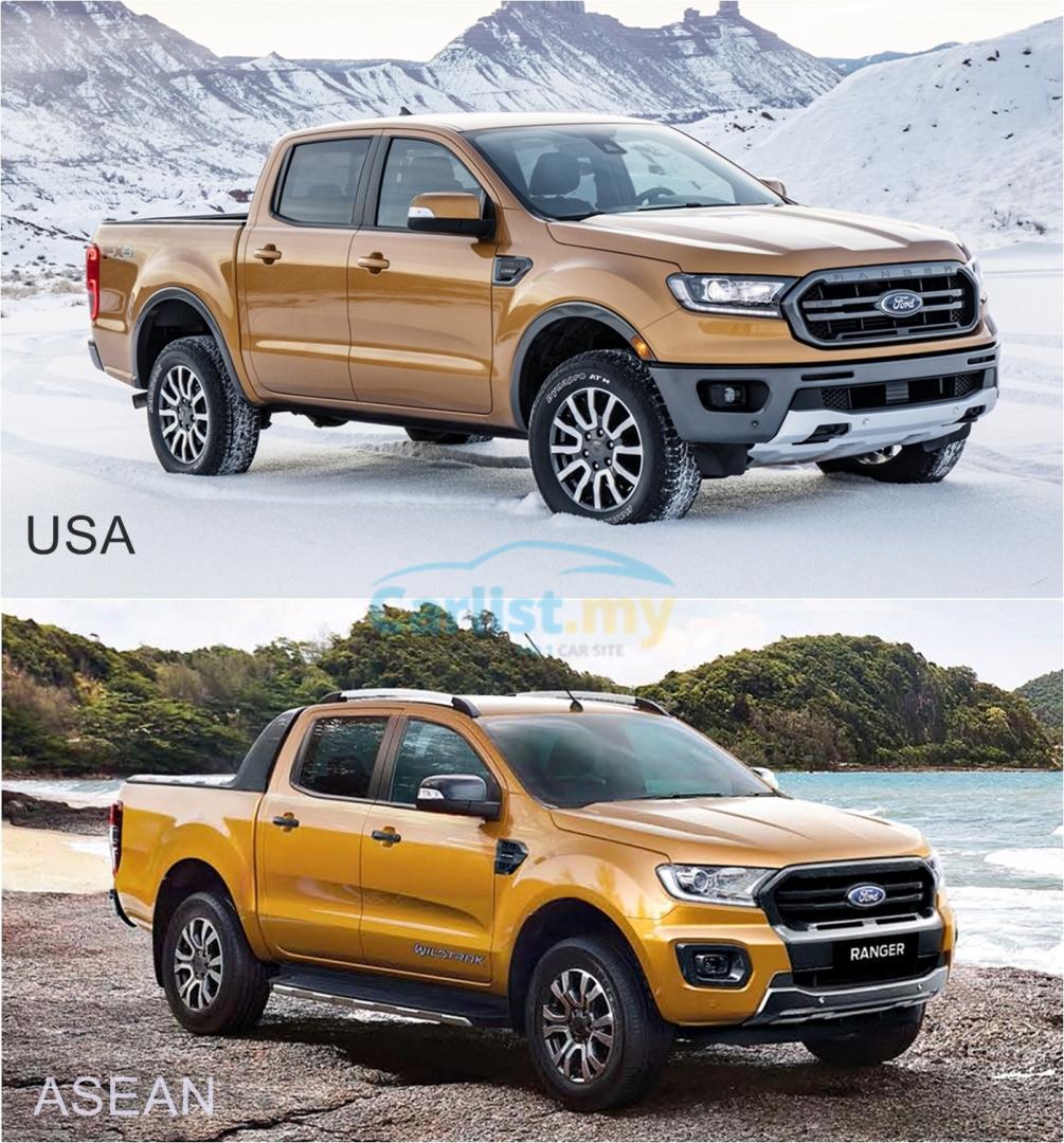 Ford Ranger Photos of Rangers Around the World ford-ranger-usa-2019-asean-front-text