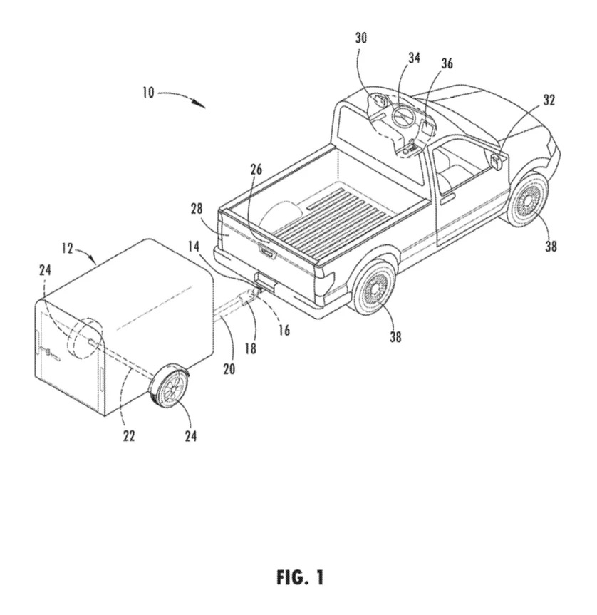 Ford Ranger Ford Patents Automatically Adjusting Mirrors for Trailer Towing ford-trailer-towing-adjustment-mirror-system-2
