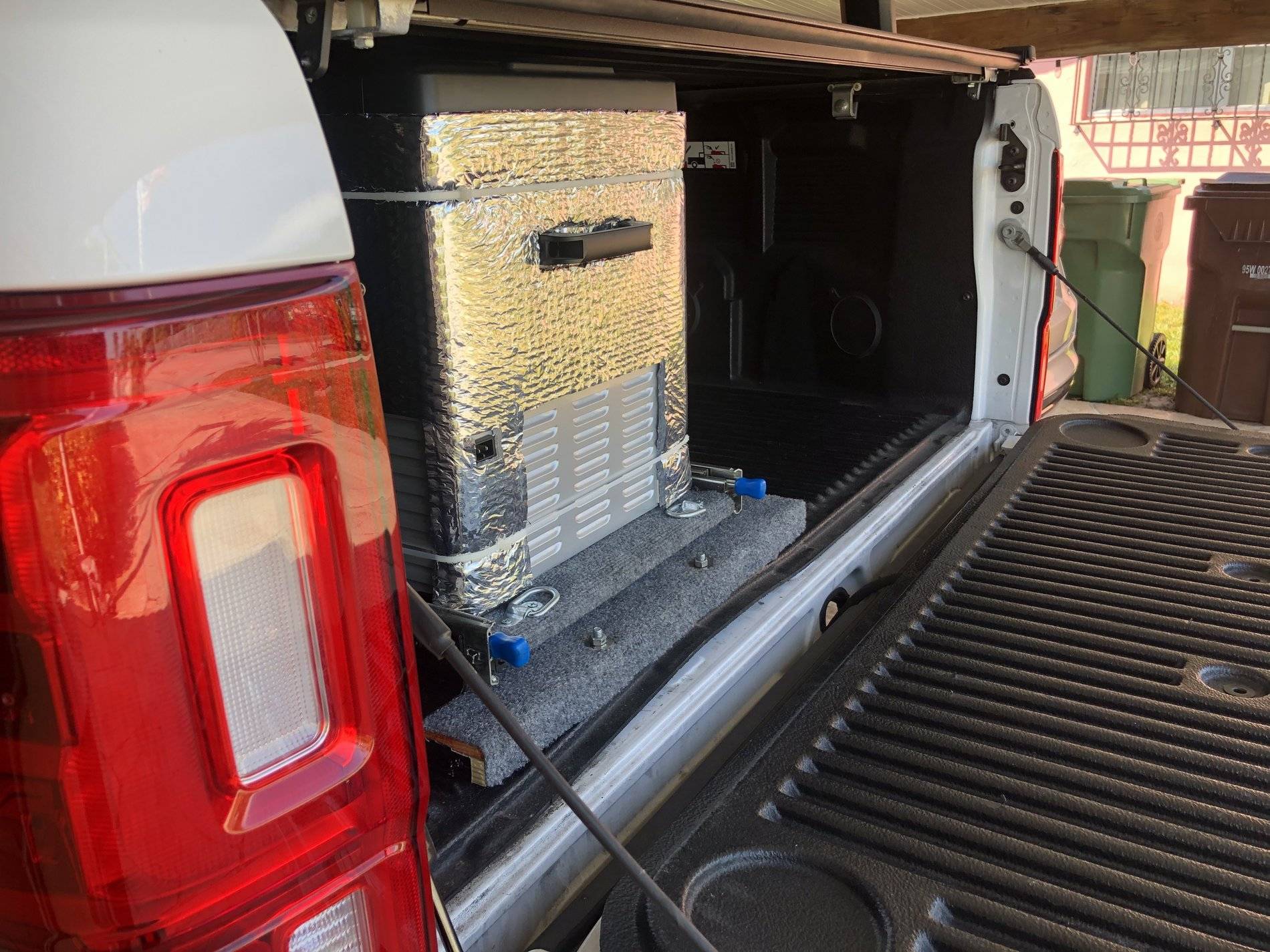 Ford Ranger Ranger305's Ranger Overland Build & Journal Fridge rack 4