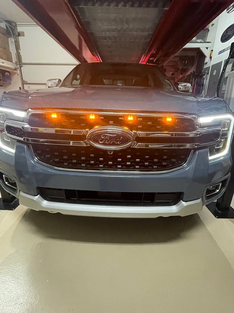 Ford Ranger Anyone happy with their grill lights? Grill lights ON.JPG