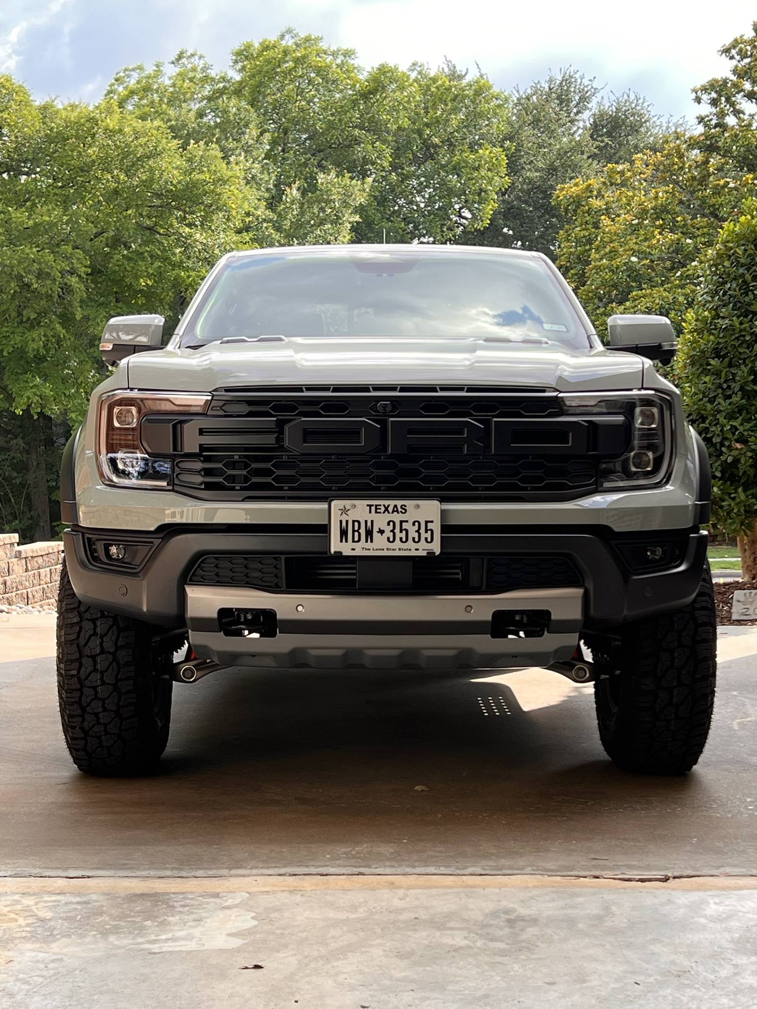 Ford Ranger 35" Falken Wildpeak RT on Relations Race Wheels RR7-H Matte Bronze -- Cactus Gray RR hk1bsVc