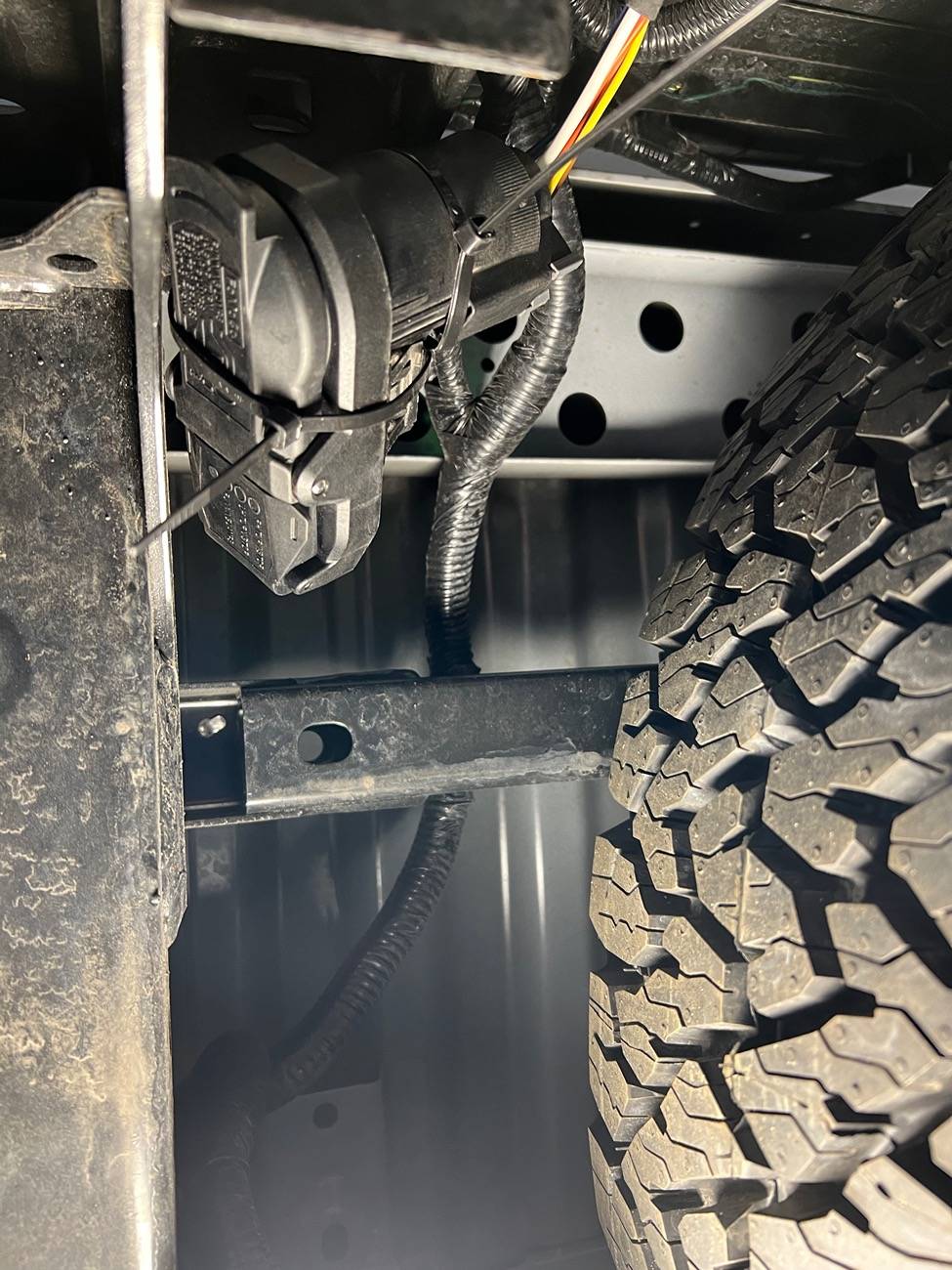 Ford Ranger American Adventure Lab Ford Ranger Trailer Plug Tuck Kit Install IMG_0109