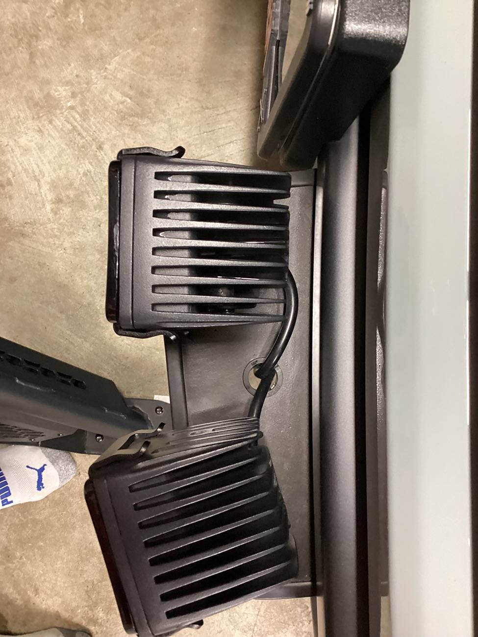 Ford Ranger Raptor bumper light mount. IMG_0166