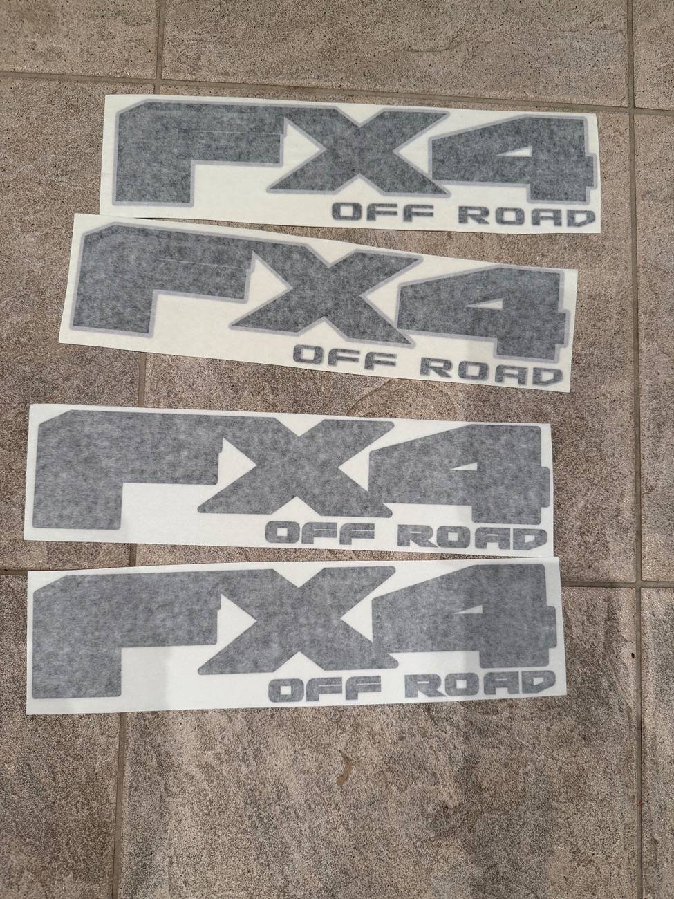 Ford Ranger Custom painted emblems / RANGER letters / FX4 decals IMG_0900