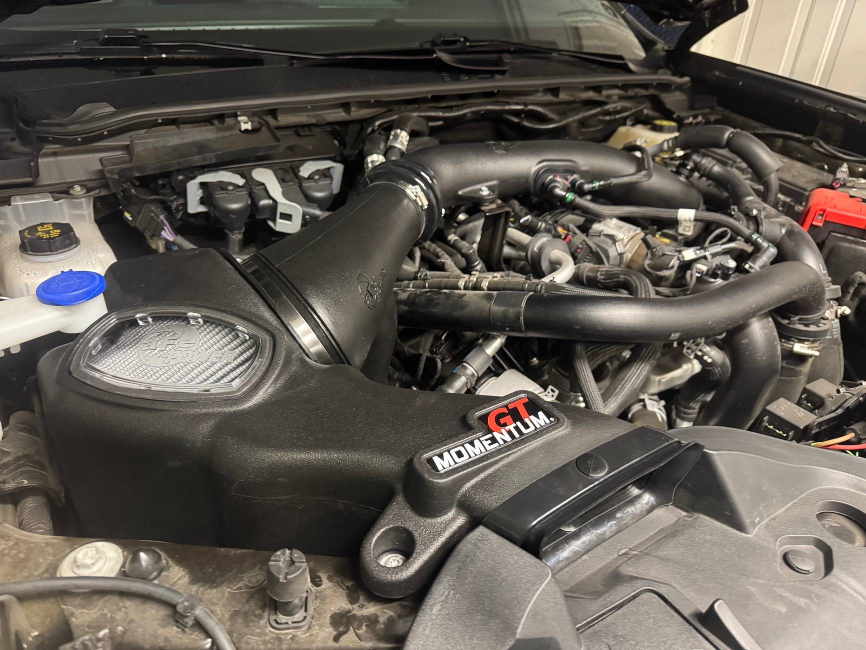 Ford Ranger AFE Cold Air Intake installed on 2024 Ranger Raptor IMG_1277