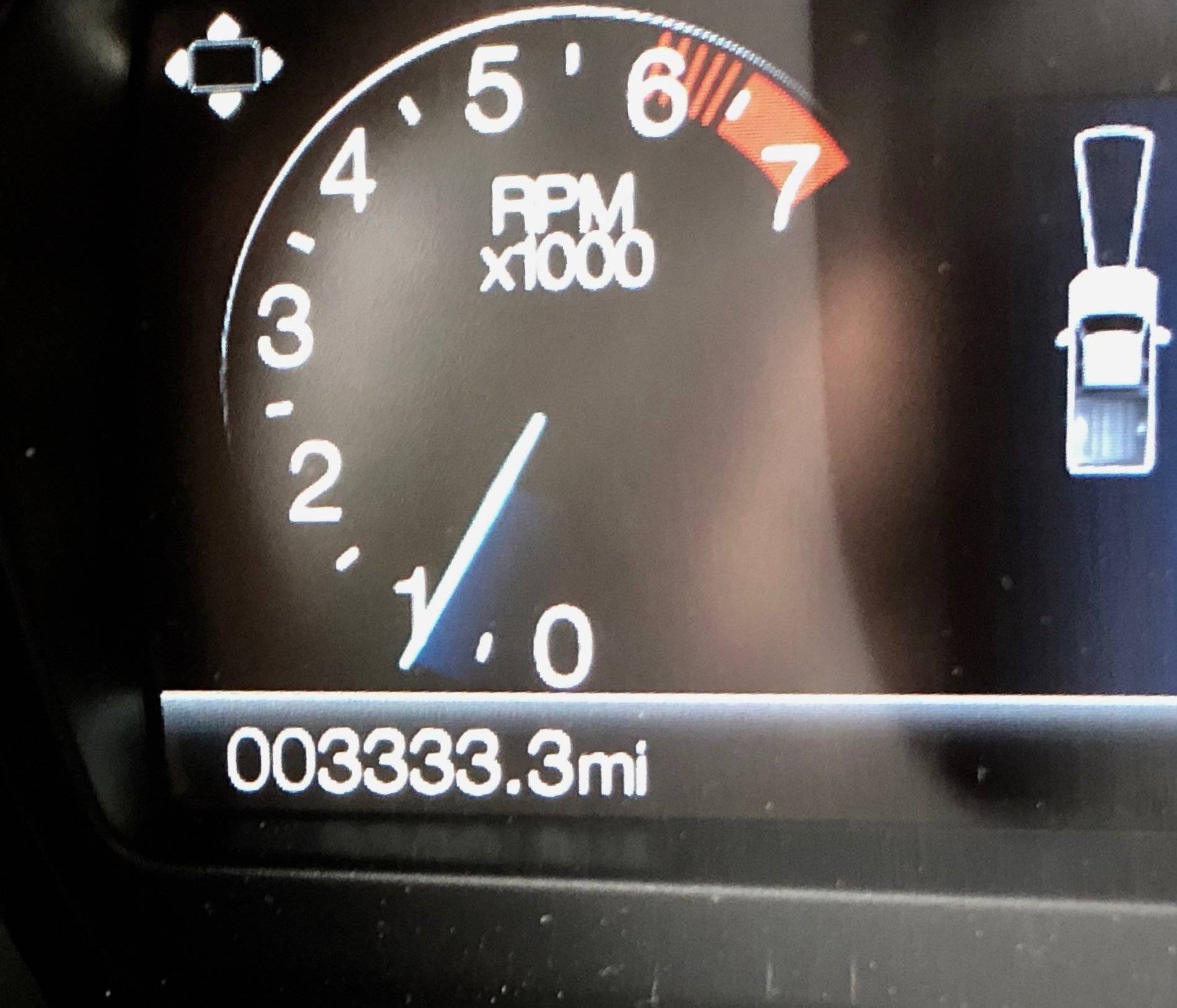 Ford Ranger Odometer shots IMG_1610