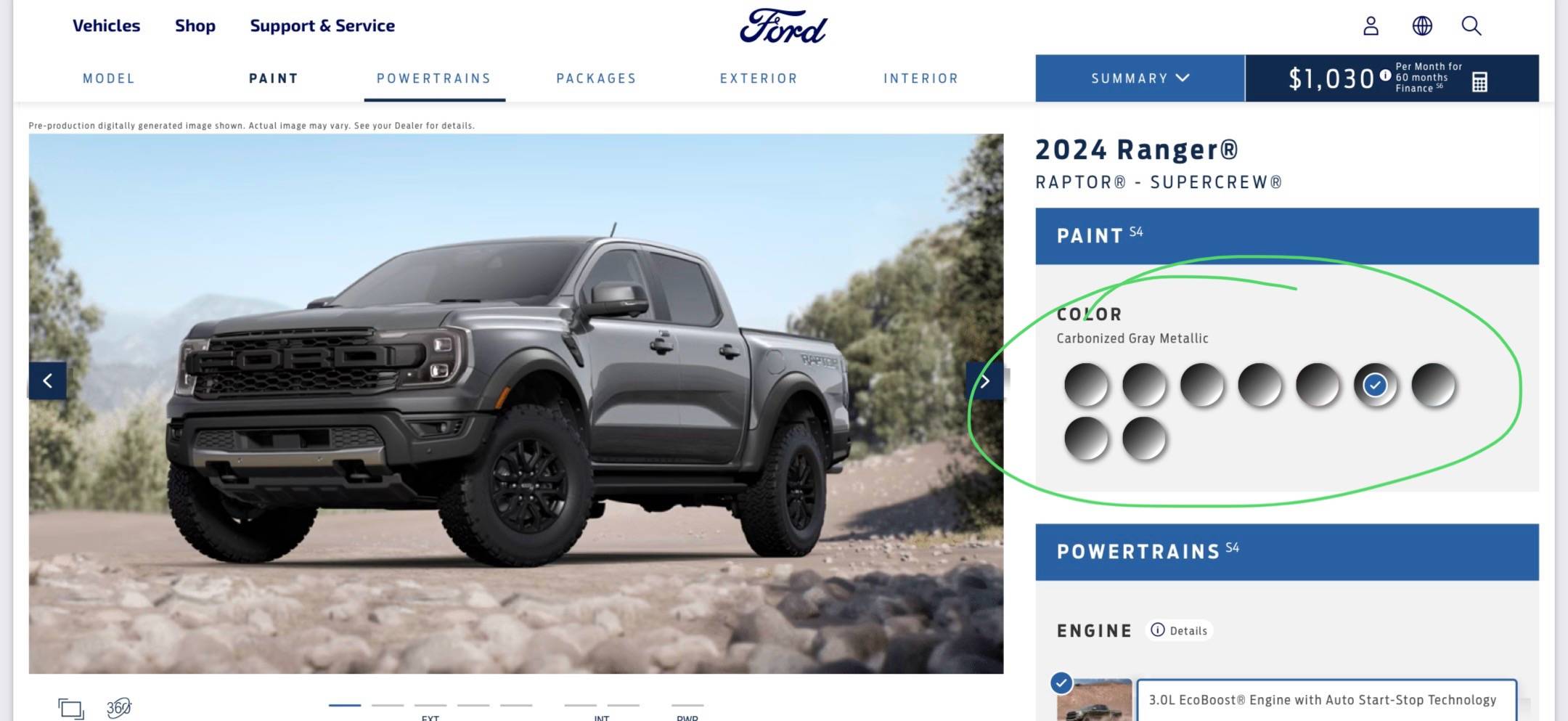 Ford Ranger 2024 Ranger Raptor IMG_1683