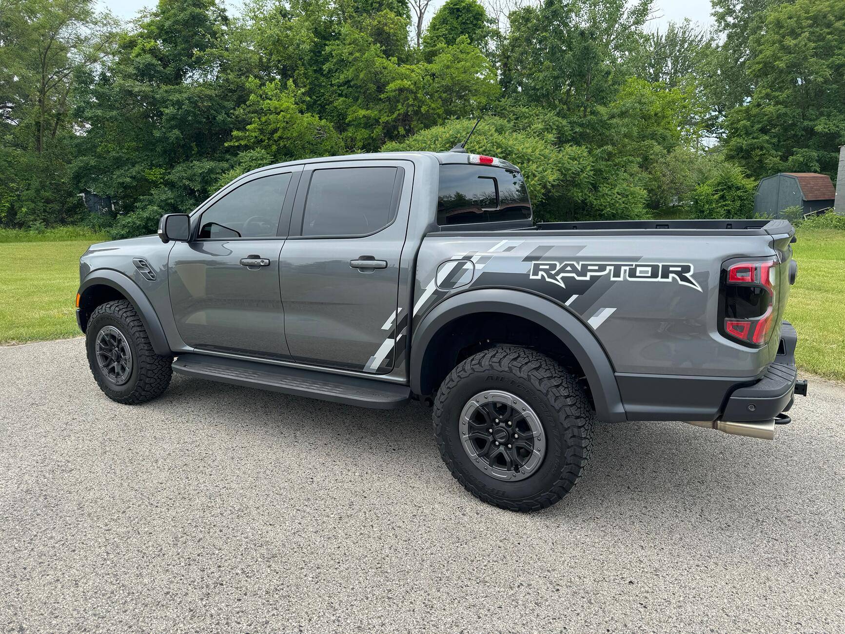 Ford Ranger First mods: Bedrug and window tint on Carbonized Gray Ranger Raptor IMG_1750